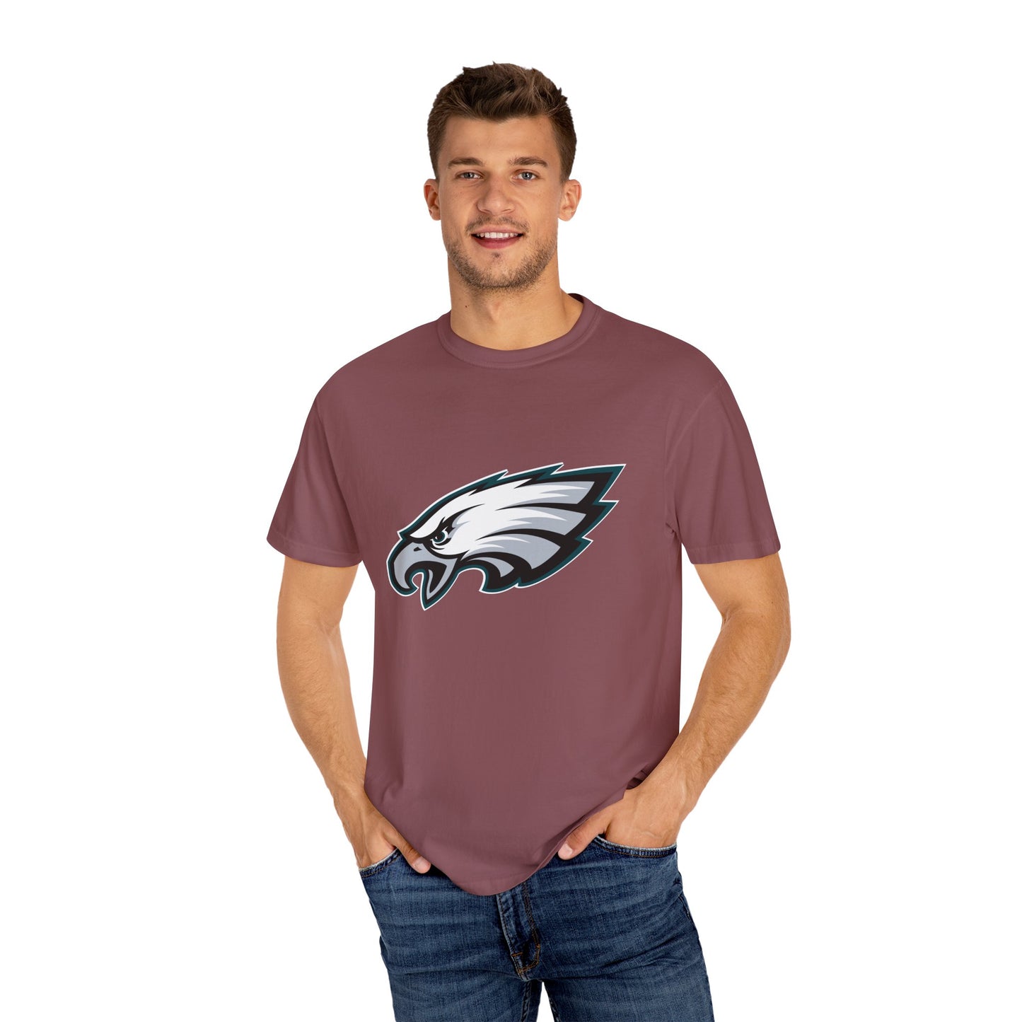 Philadelphia Eagles Pride Garment-Dyed T-Shirt – Premium Cotton Tee for Customization