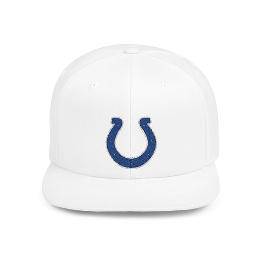 Indianapolis Colts Horse shoe Pride Flat Bill Snapback – Lightweight, Custom Fit, Premium Quality