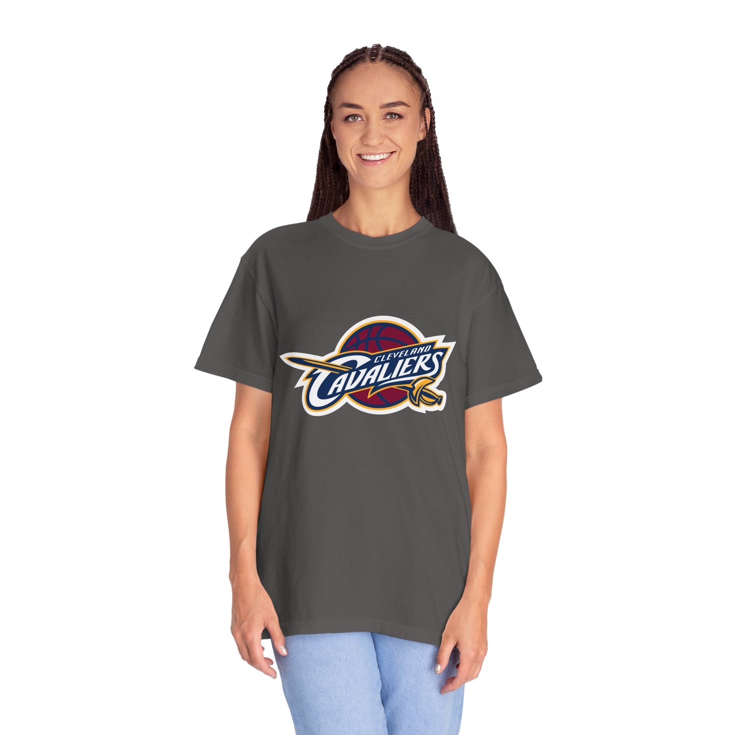 Cleveland Cavaliers Hoop Lifestyle Garment-Dyed T-Shirt – Premium Cotton Tee for Customization