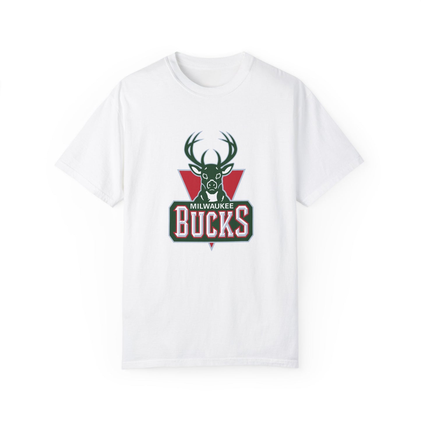 Milwaukee Bucks Hoop Lifestyle Garment-Dyed T-Shirt – Premium Cotton Tee for Customization