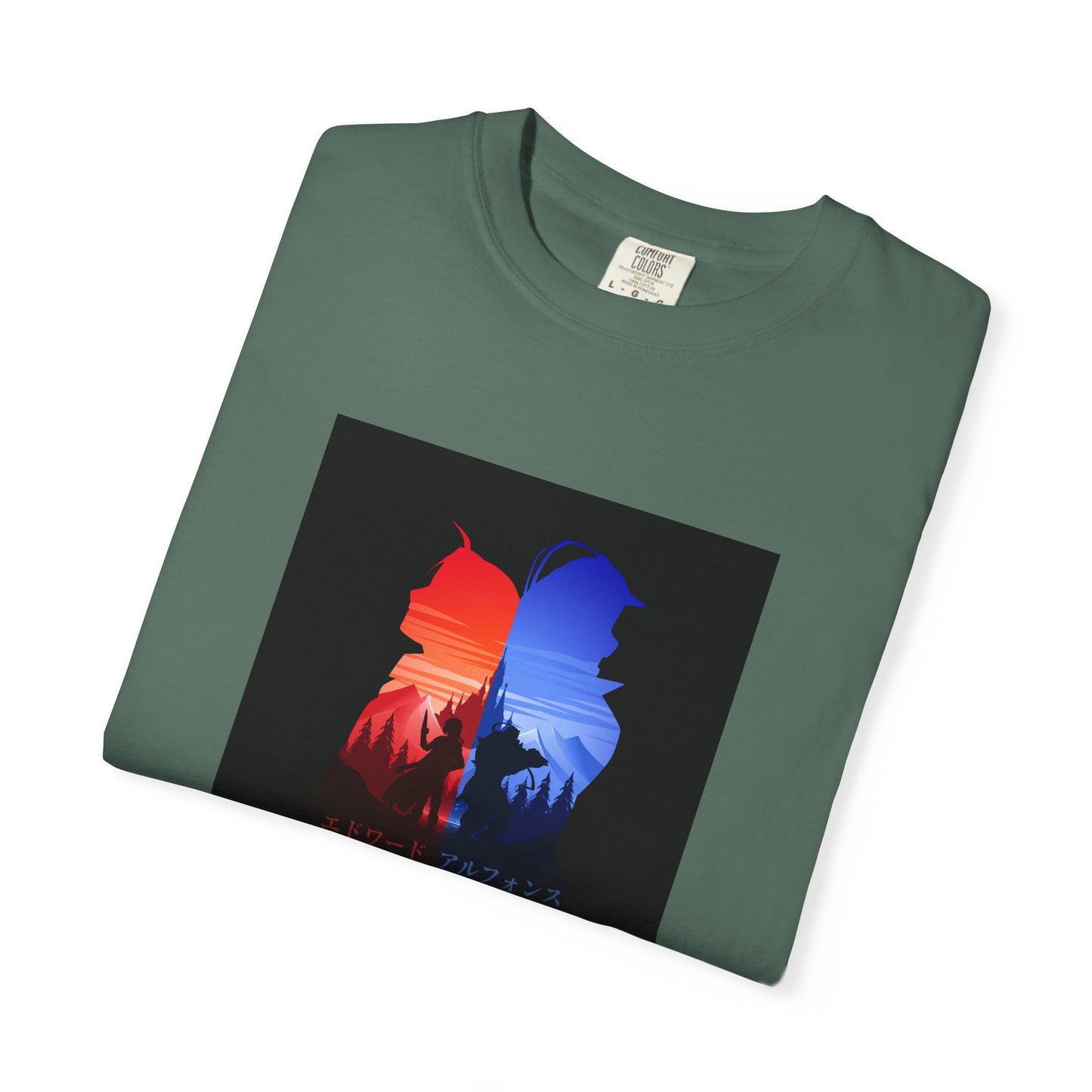 Fullmetal Alchemist Amoled Garment-Dyed T-Shirt – Premium Cotton Tee