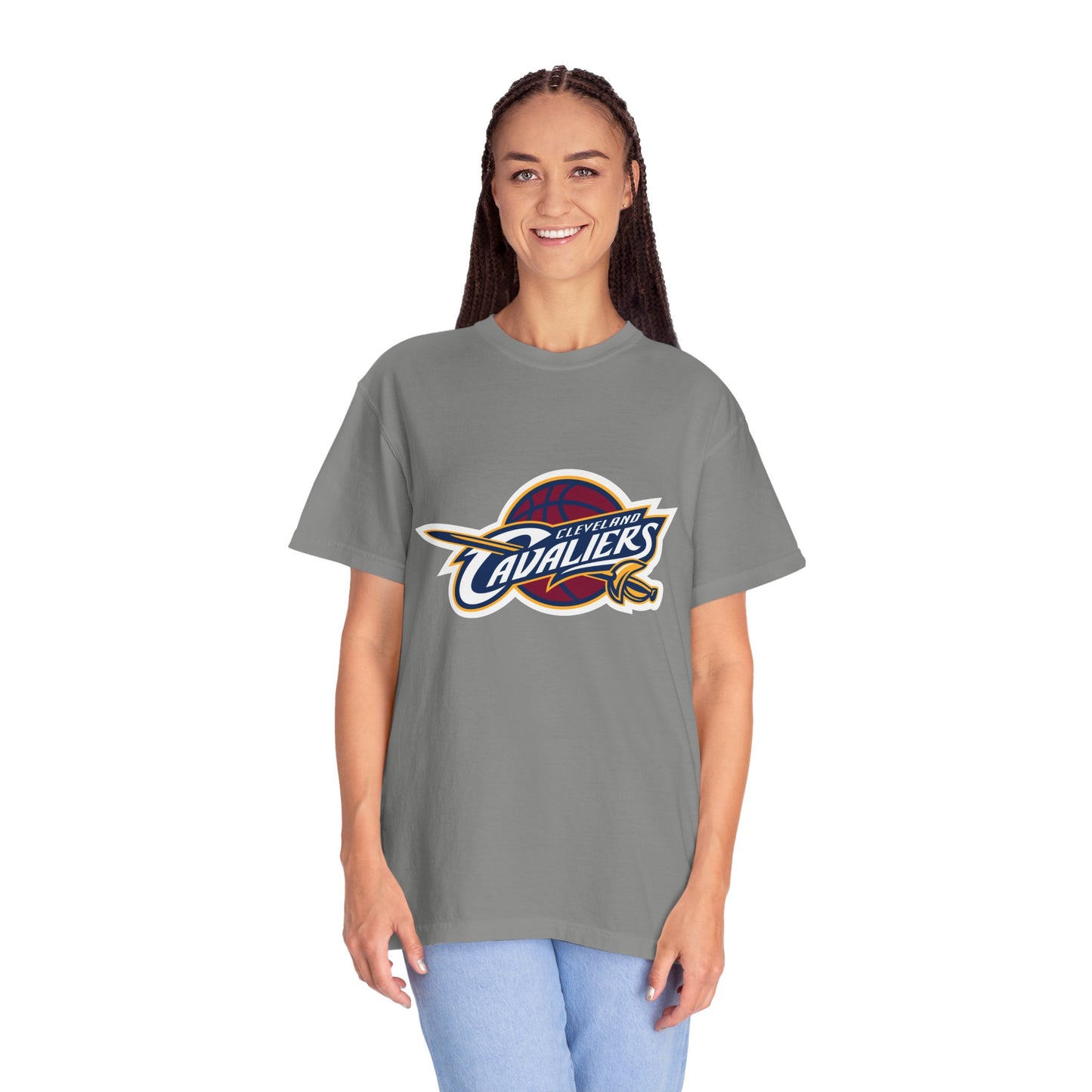 Cleveland Cavaliers Hoop Lifestyle Garment-Dyed T-Shirt – Premium Cotton Tee for Customization