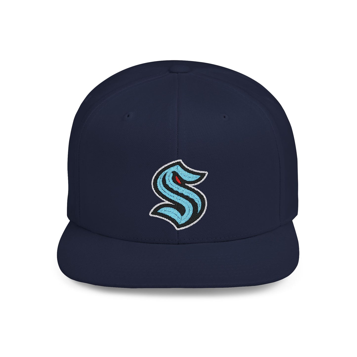 Seattle Kraken Flat Bill Snapback – Lightweight, Custom Fit, Premium Quality