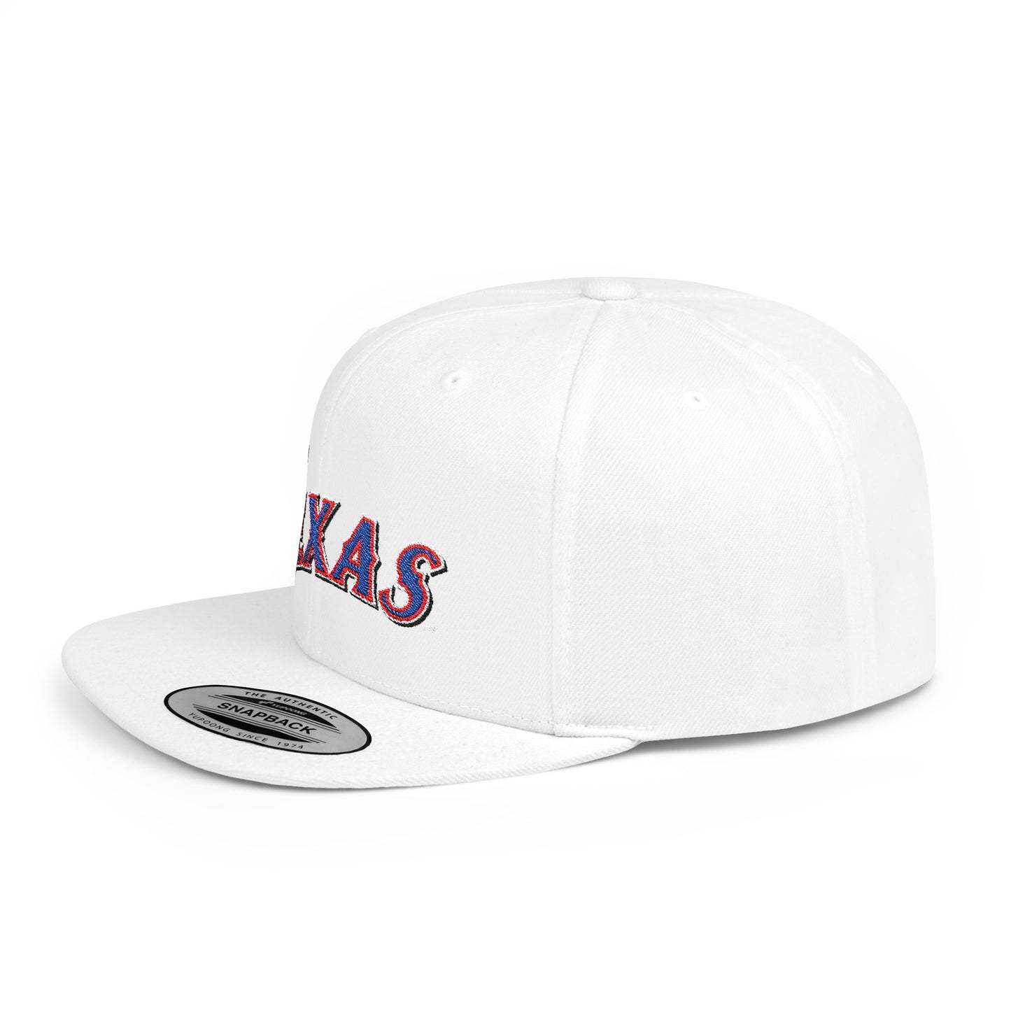 Texas Rangers Baseball Flat Bill Snapback – Lightweight, Custom Fit, Premium Quality