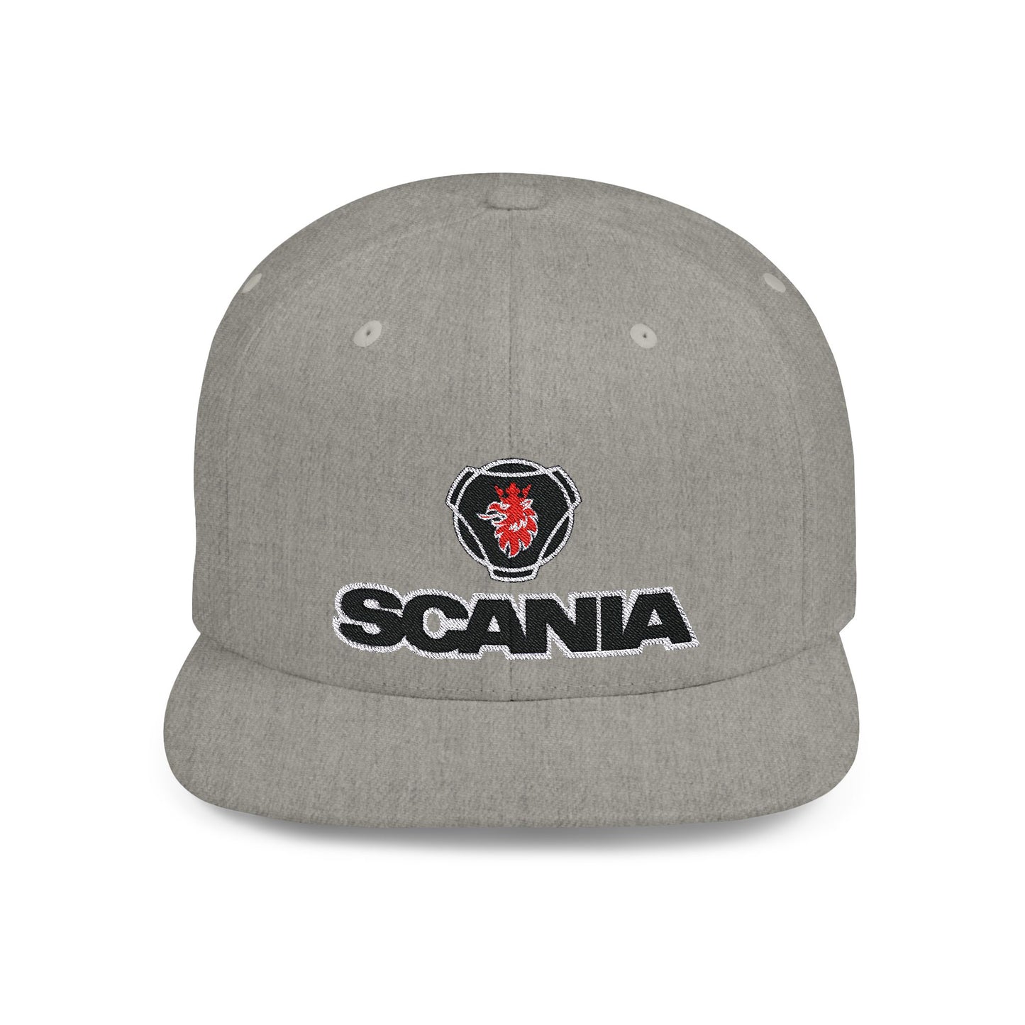 Scania Flat Bill Snapback – Lightweight, Custom Fit, Premium Quality