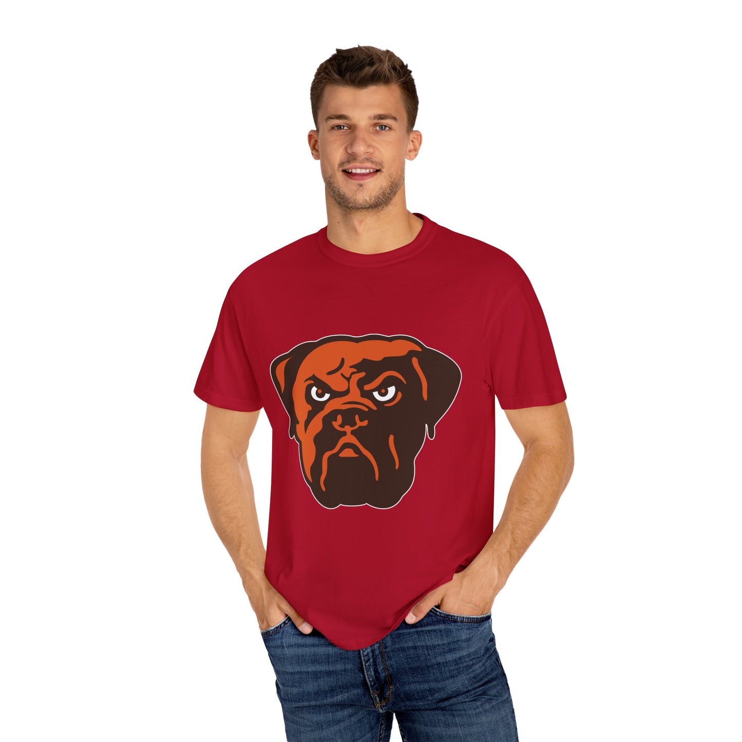 Cleveland Browns Collectibles Garment-Dyed T-Shirt – Premium Cotton Tee for Customization