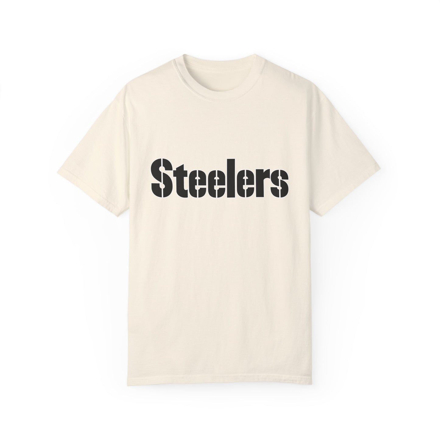 Pittsburgh Steelers Football Fan Garment-Dyed T-Shirt – Premium Cotton Tee for Customization