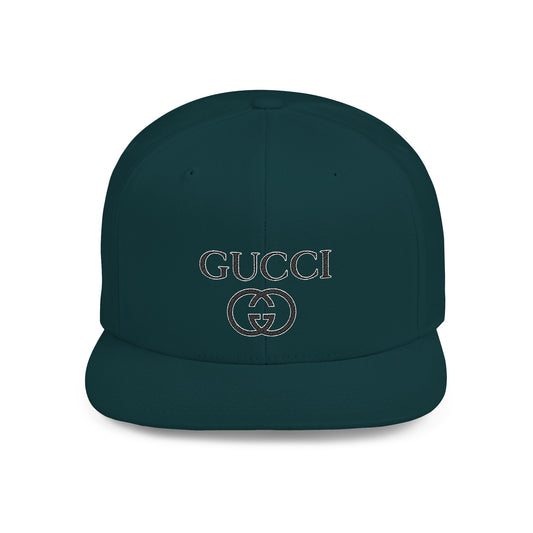 Gucci Flat Bill Snapback – Lightweight, Custom Fit, Premium Quality