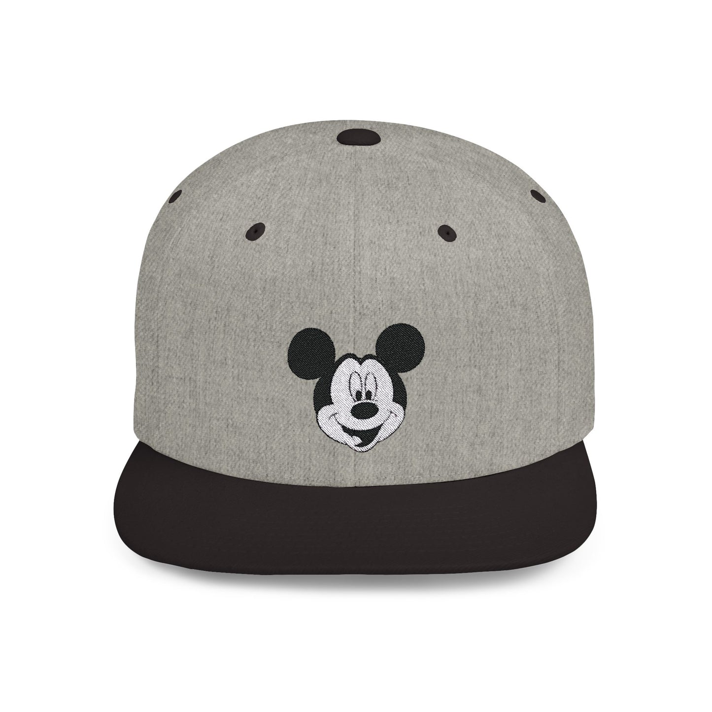 Mickey Mouse Flat Bill Snapback – Lightweight, Custom Fit, Premium Quality