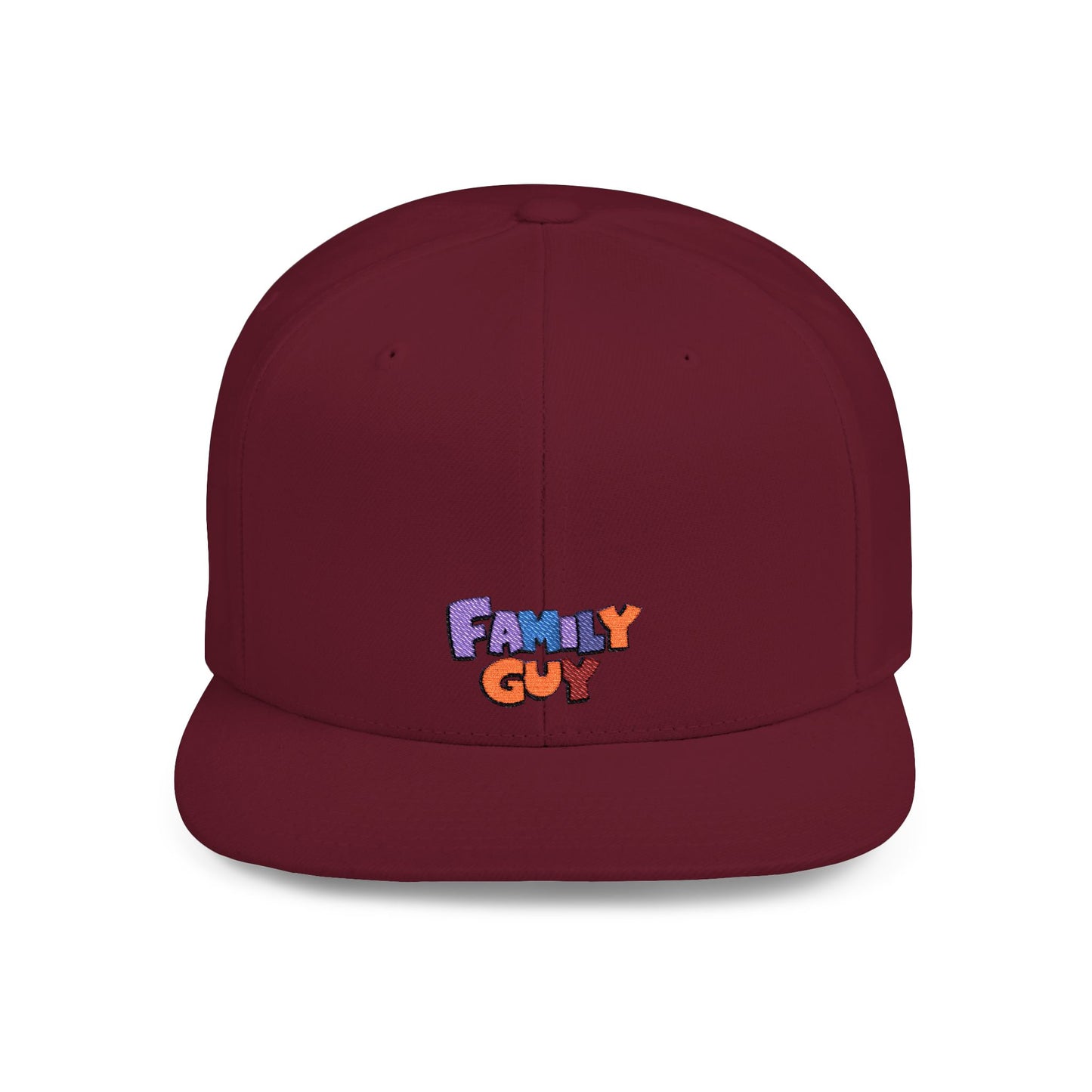 Icons Embroidered Family Guy Flat Bill Snapback – Lightweight, Custom Fit, Premium Quality
