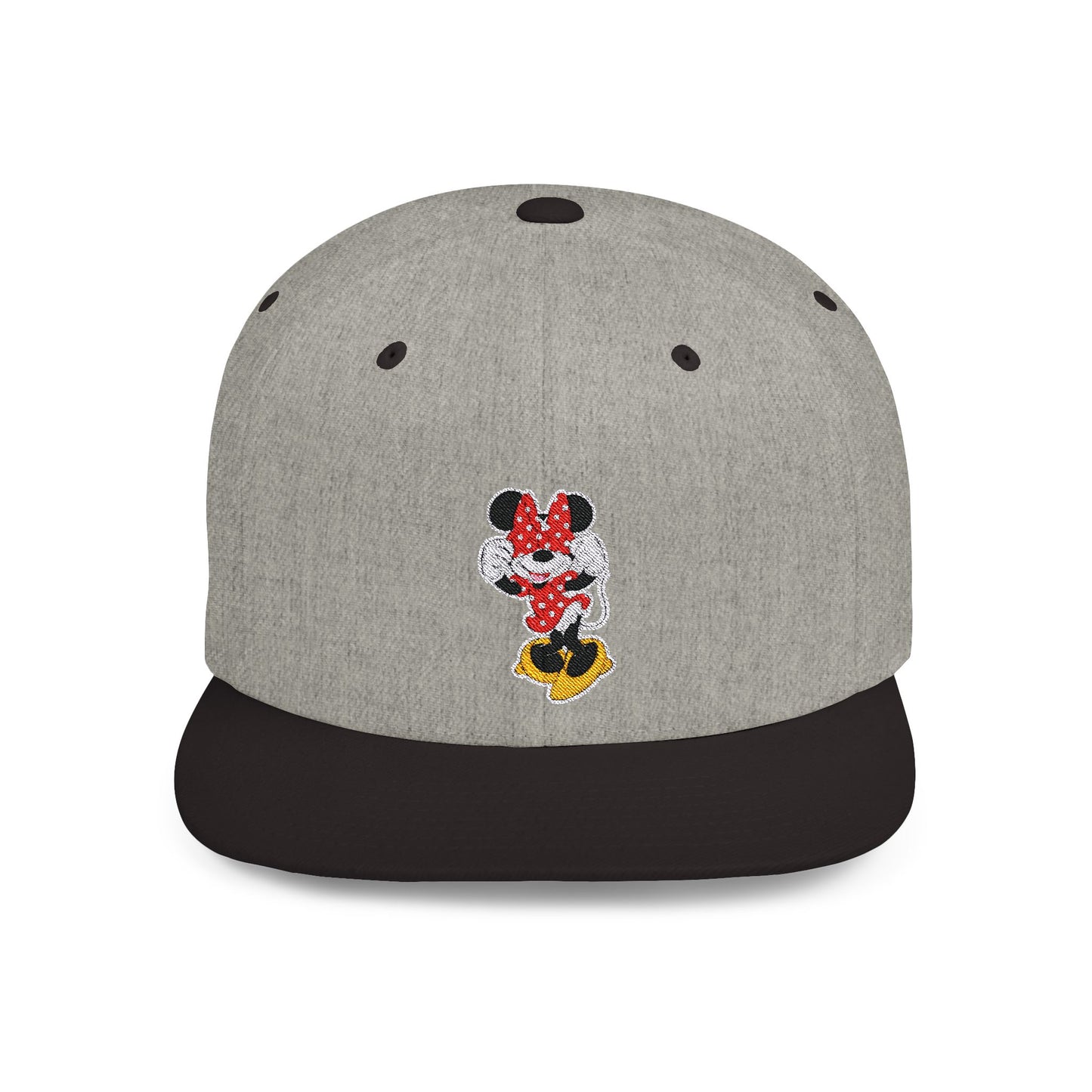 Minnie Mouse Disney Flat Bill Snapback – Lightweight, Custom Fit, Premium Quality