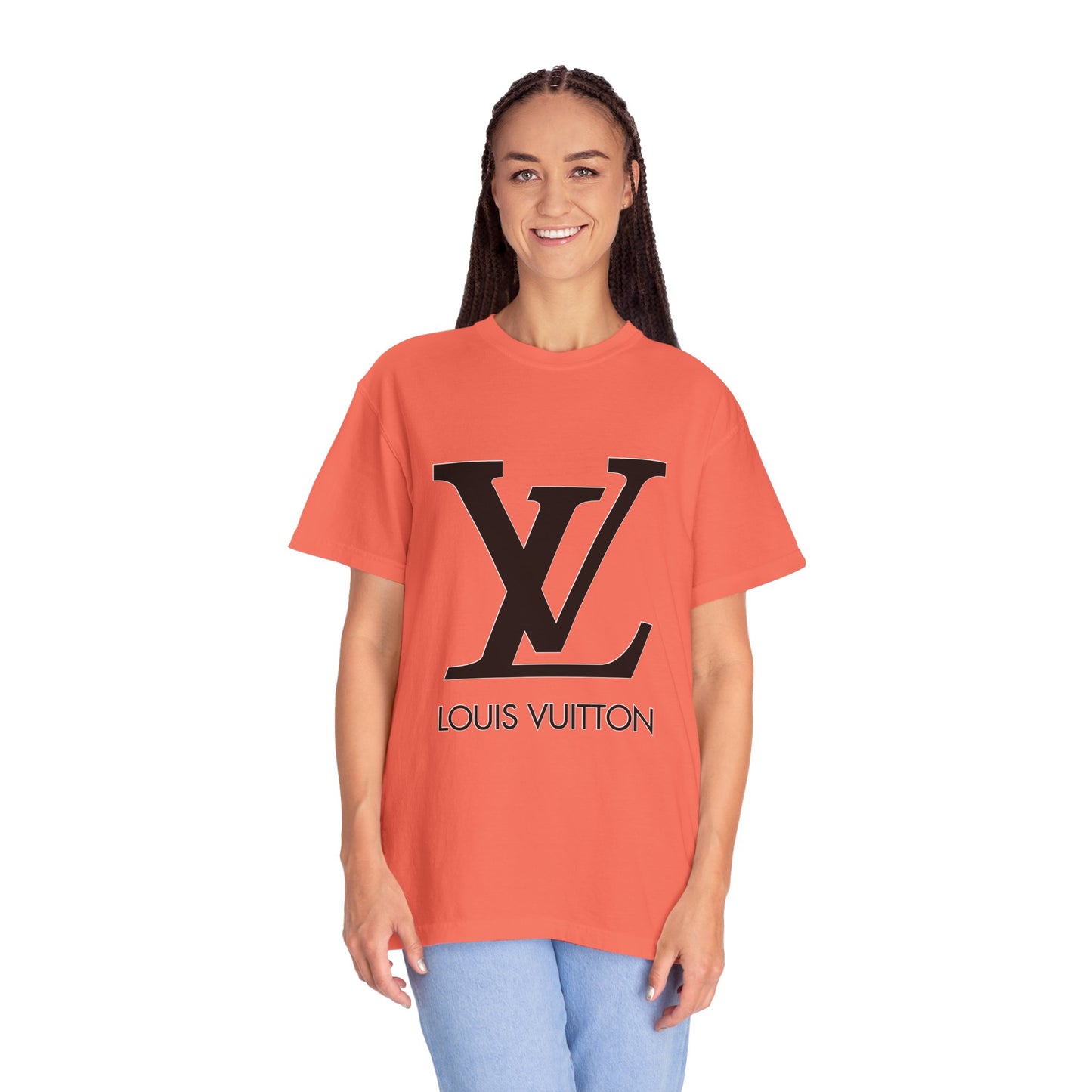 Louis Vuitton Garment-Dyed T-Shirt – Premium Cotton Tee for Customization