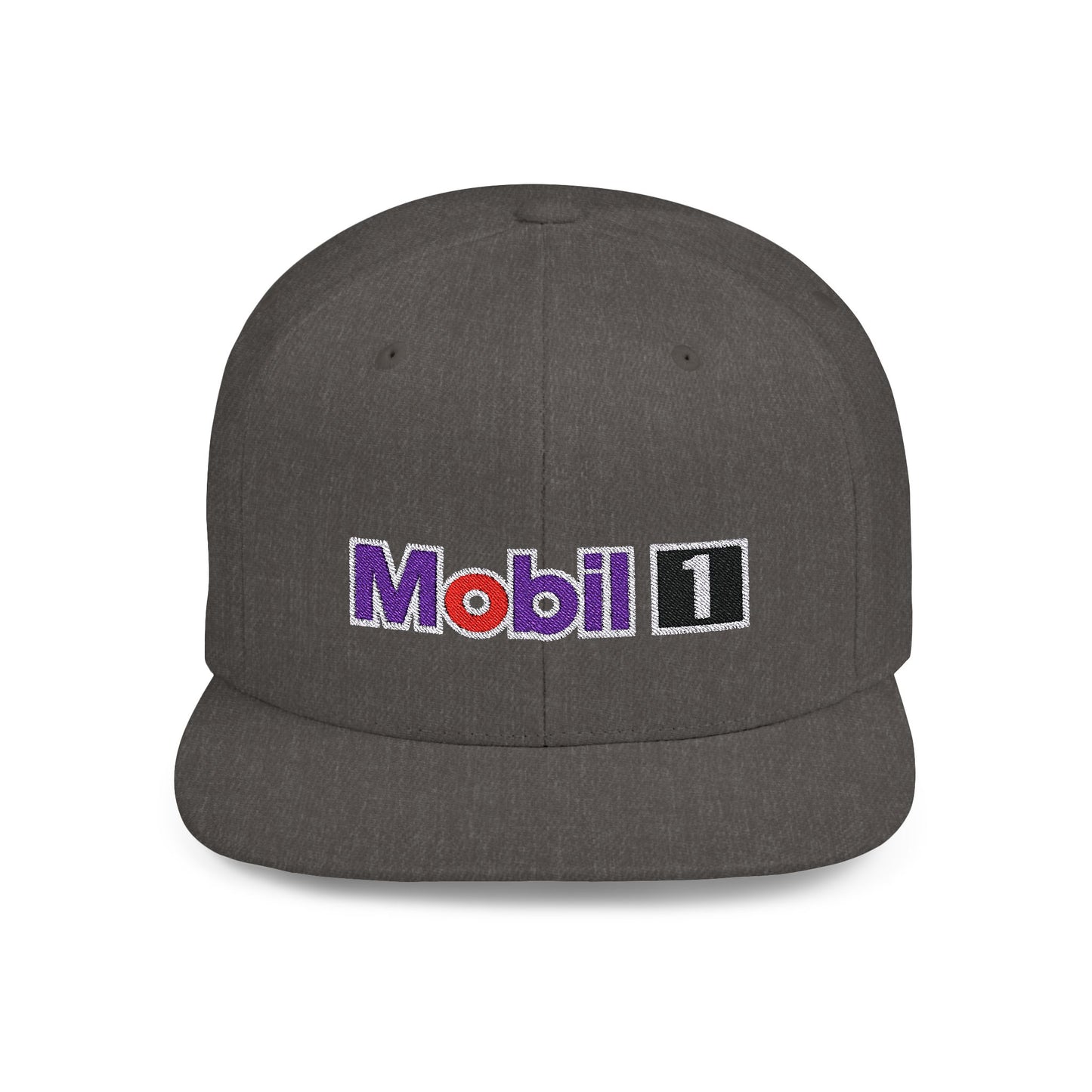 Mobil 1 Flat Bill Snapback – Lightweight, Custom Fit, Premium Quality