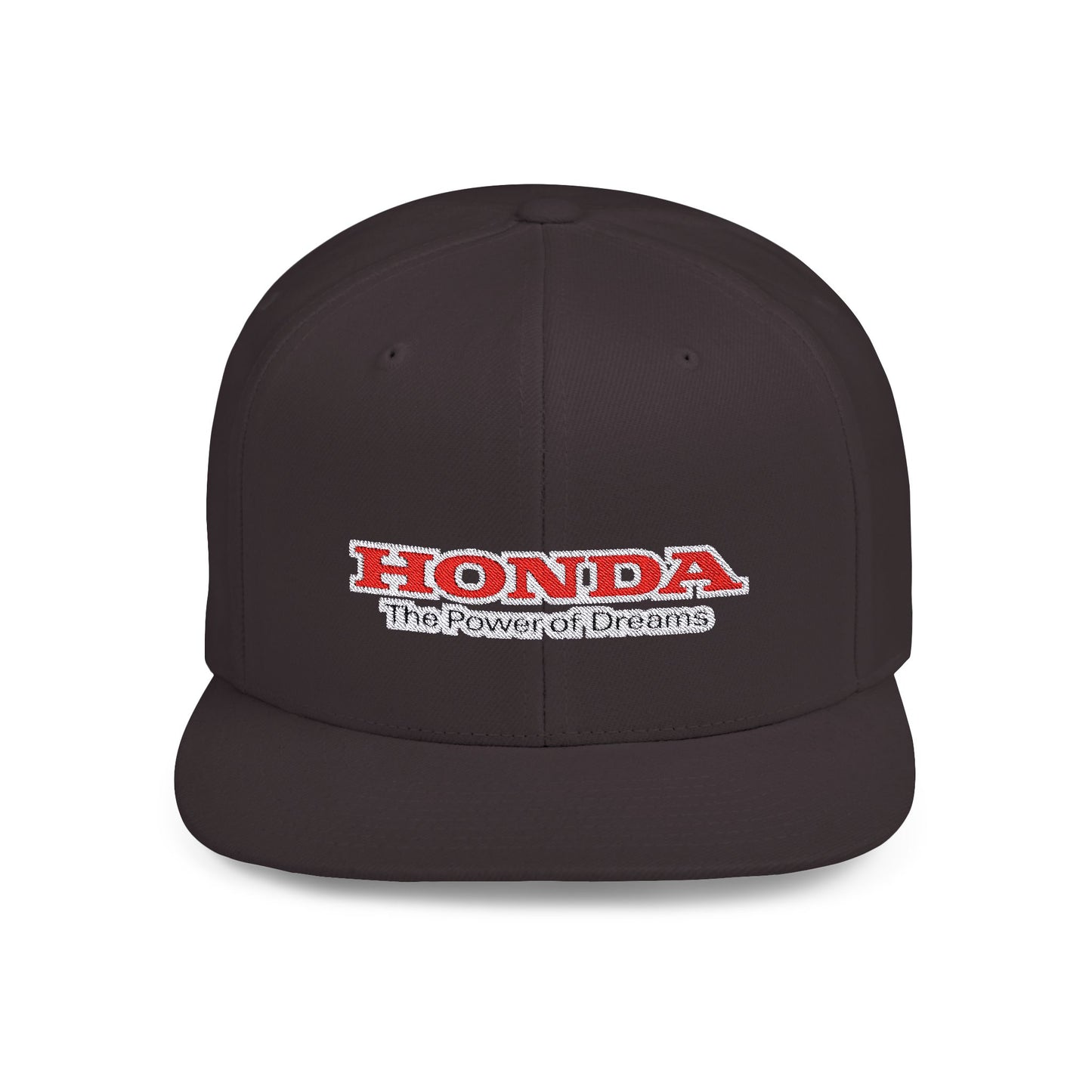 Honda Power of Dreams Flat Bill Snapback – Lightweight, Custom Fit, Premium Quality