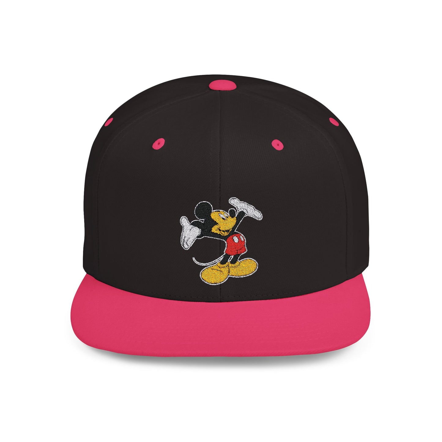 Mickey Mouse Disney Holiday Flat Bill Snapback – Lightweight, Custom Fit, Premium Quality