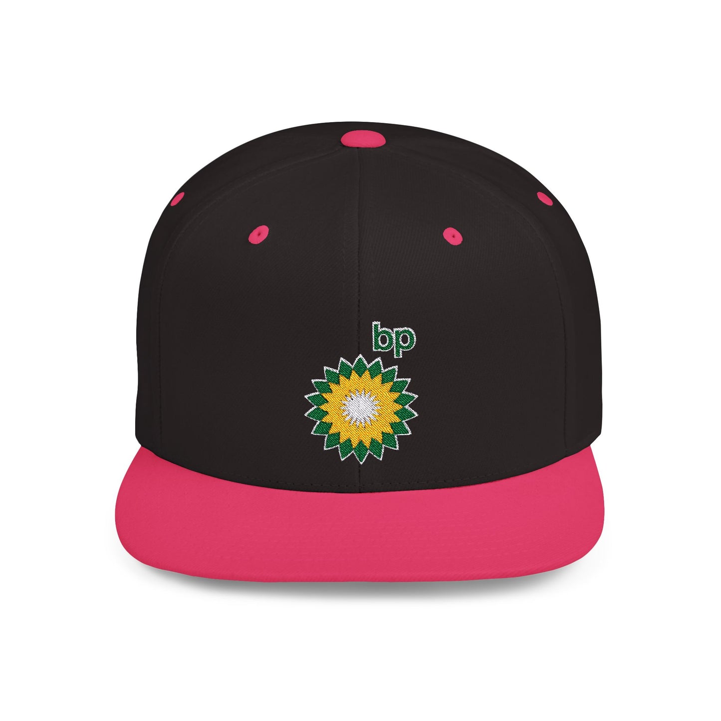 BP Oil Flat Bill Snapback – Lightweight, Custom Fit, Premium Quality