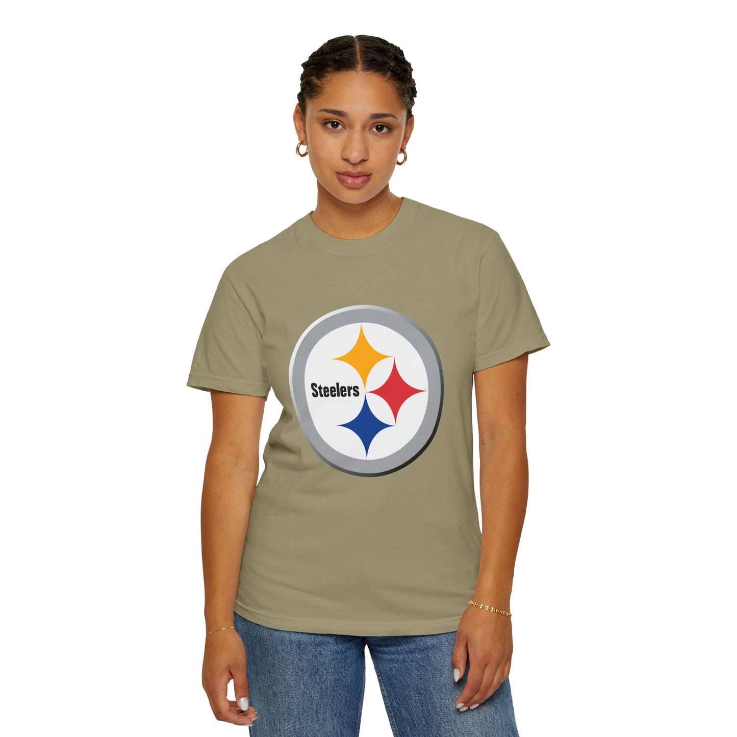 Pittsburgh Steelers Gear Garment-Dyed T-Shirt – Premium Cotton Tee for Customization