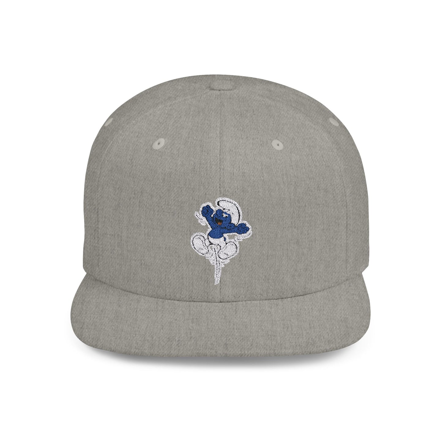 The Smurf Blue Flat Bill Snapback – Lightweight, Custom Fit, Premium Quality