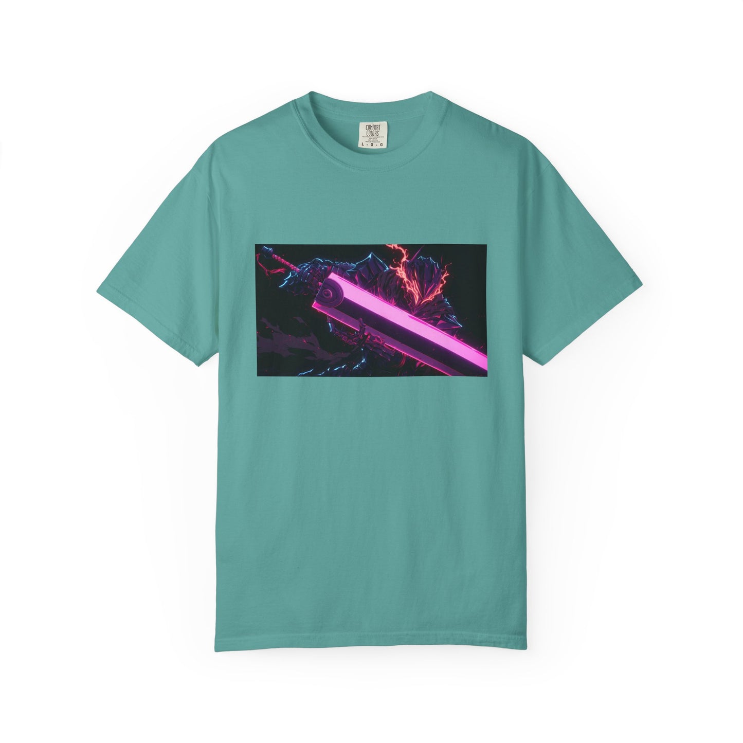 Berserk Neon Guts Purple Garment-Dyed T-Shirt – Premium Cotton Tee