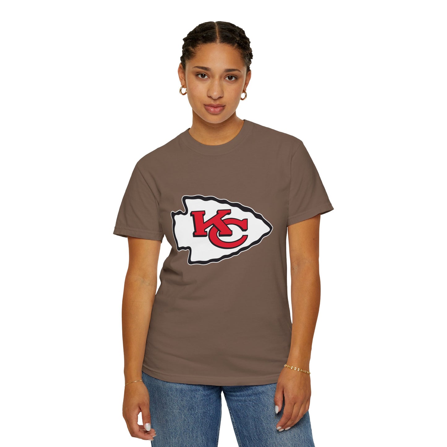 Kansas City Chiefs Collectibles Garment-Dyed T-Shirt – Premium Cotton Tee for Customization