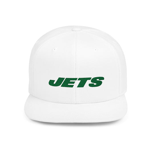 New York Jets Jets Football Flat Bill Snapback – Lightweight, Custom Fit, Premium Quality