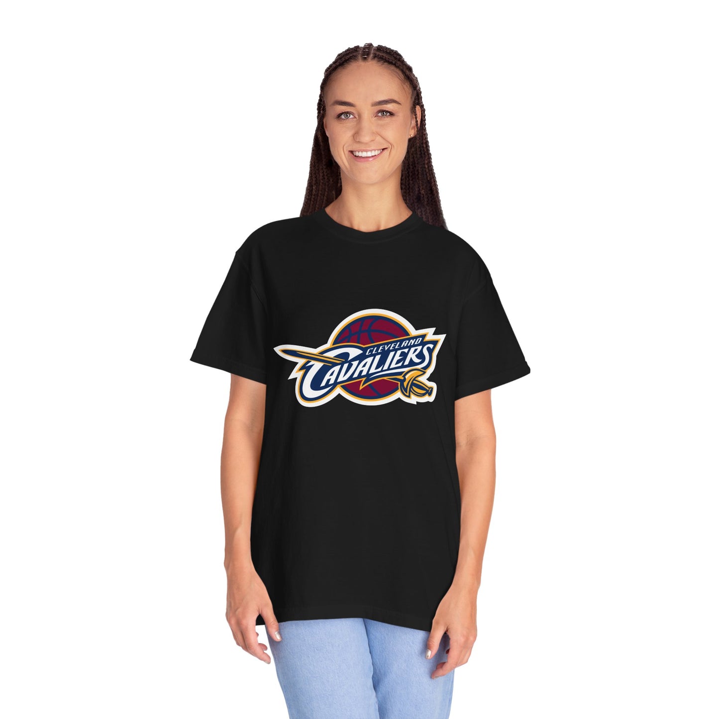 Cleveland Cavaliers Hoop Lifestyle Garment-Dyed T-Shirt – Premium Cotton Tee for Customization