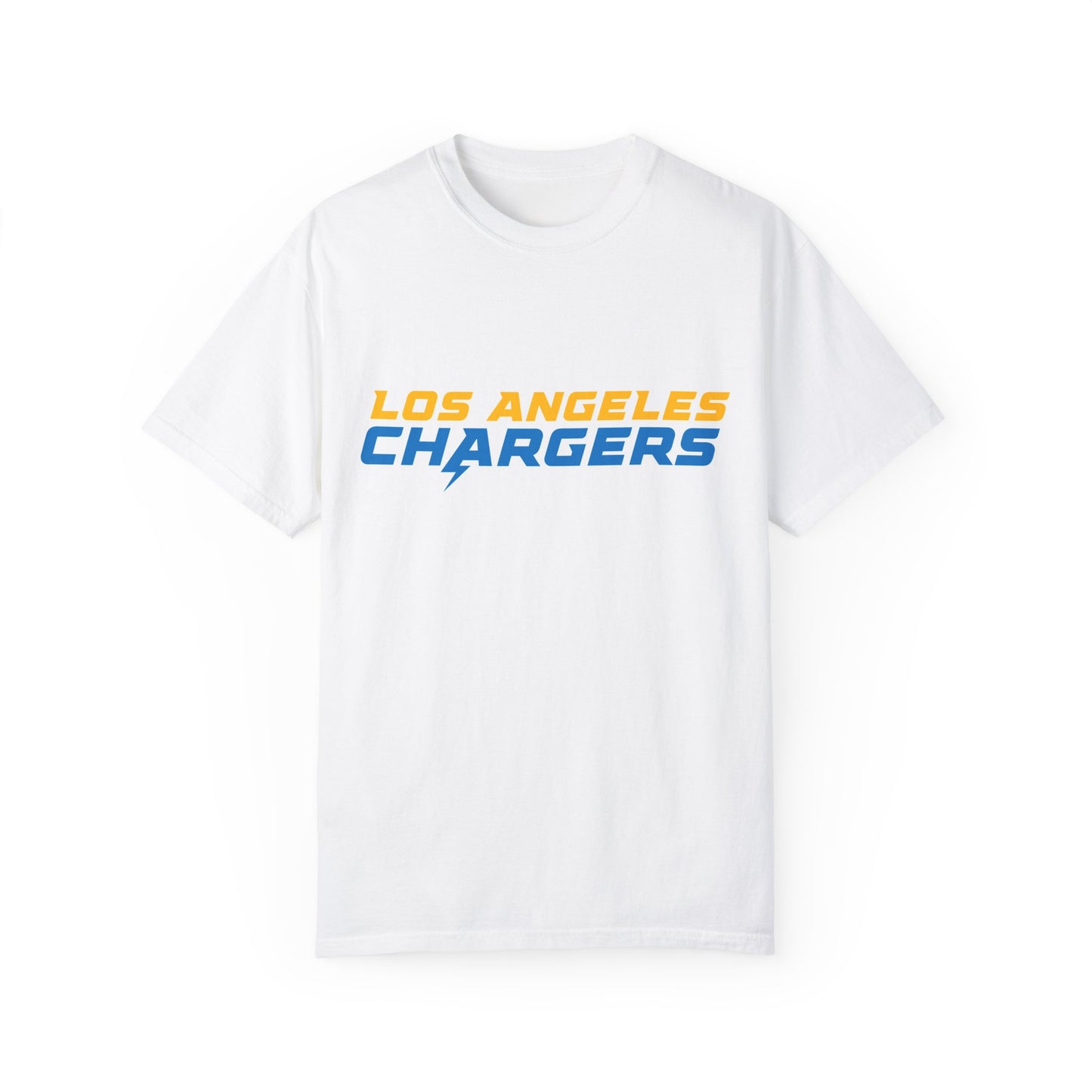 Los Angeles Chargers Gear Garment-Dyed T-Shirt – Premium Cotton Tee for Customization