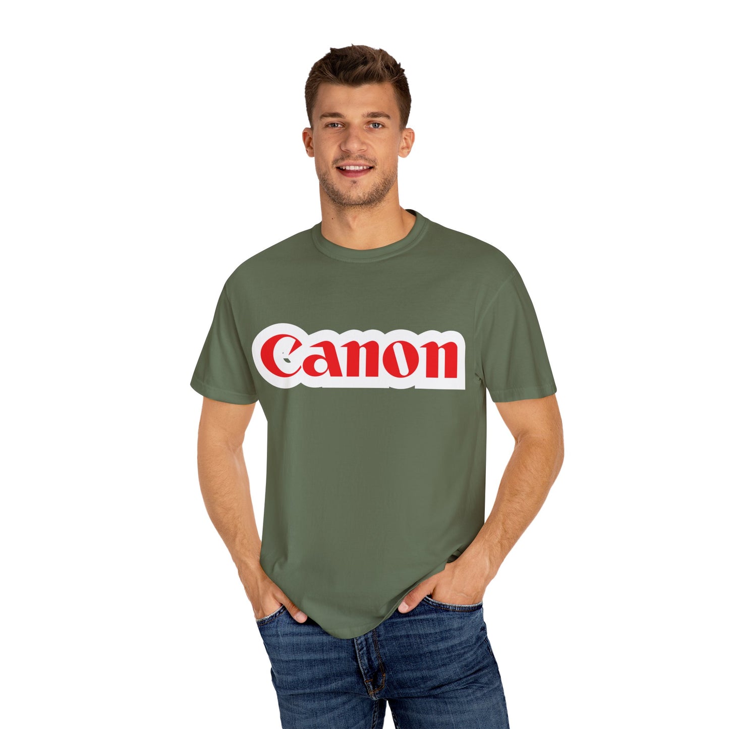 Canon Garment-Dyed T-Shirt – Premium Cotton Tee for Customization