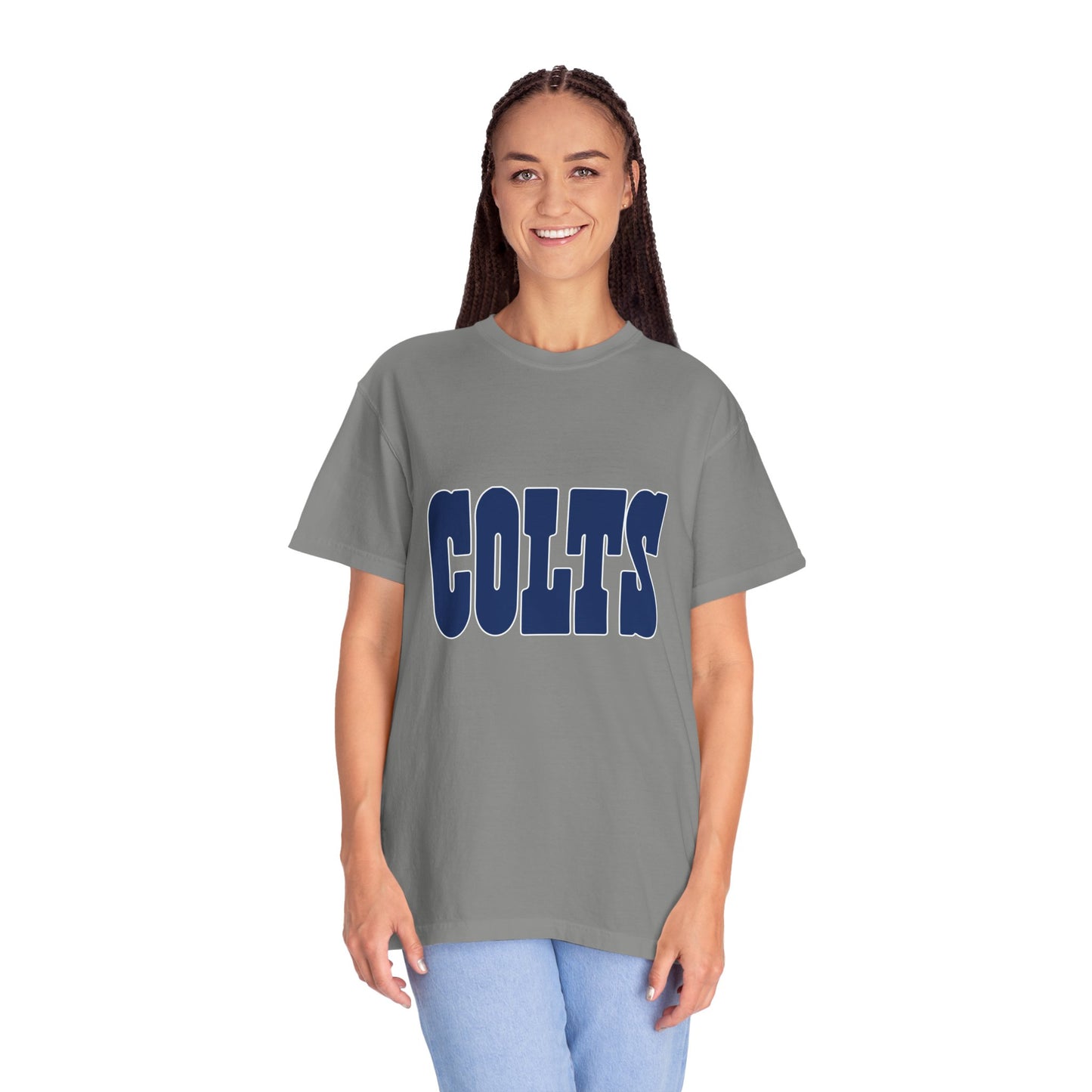 Indianapolis Colts Apparel Garment-Dyed T-Shirt – Premium Cotton Tee for Customization