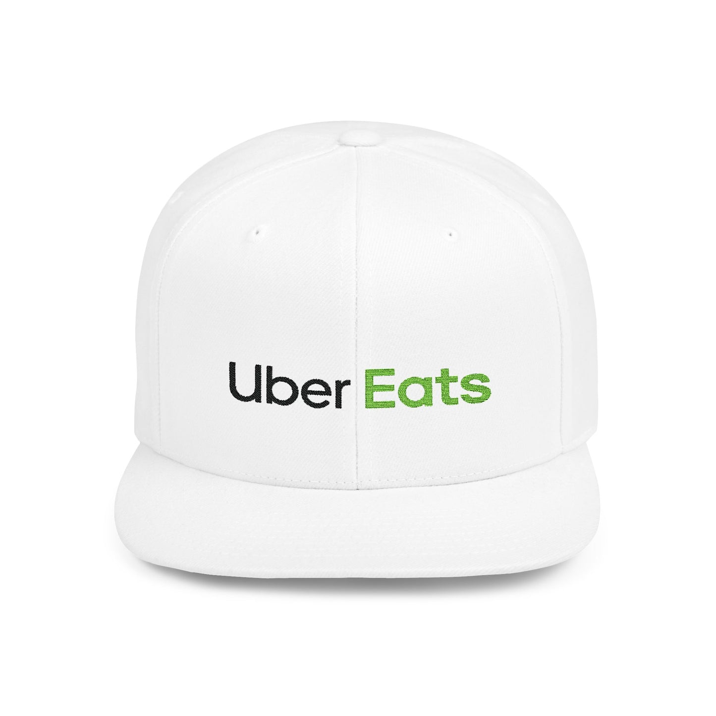 Uber Eat Flat Bill Snapback – Lightweight, Custom Fit, Premium Quality