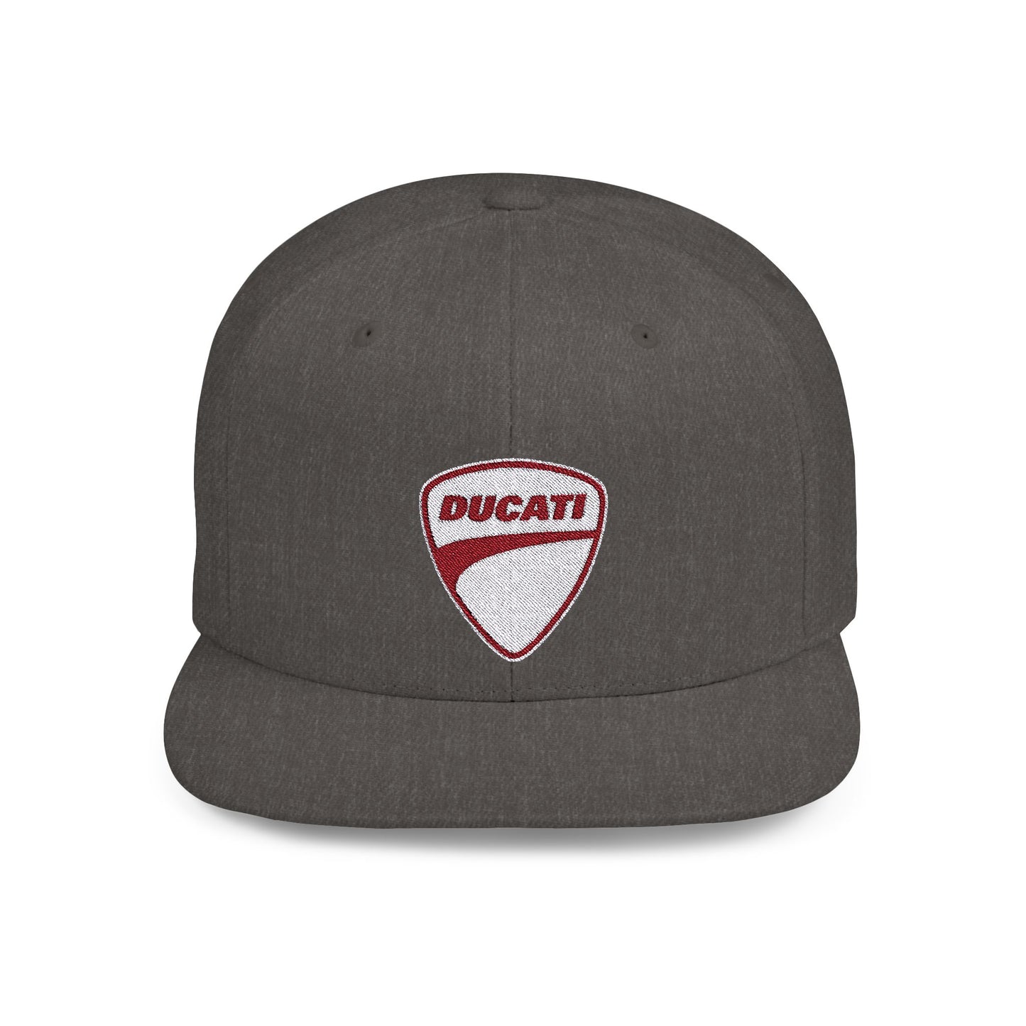 Ducati Flat Bill Snapback – Lightweight, Custom Fit, Premium Quality