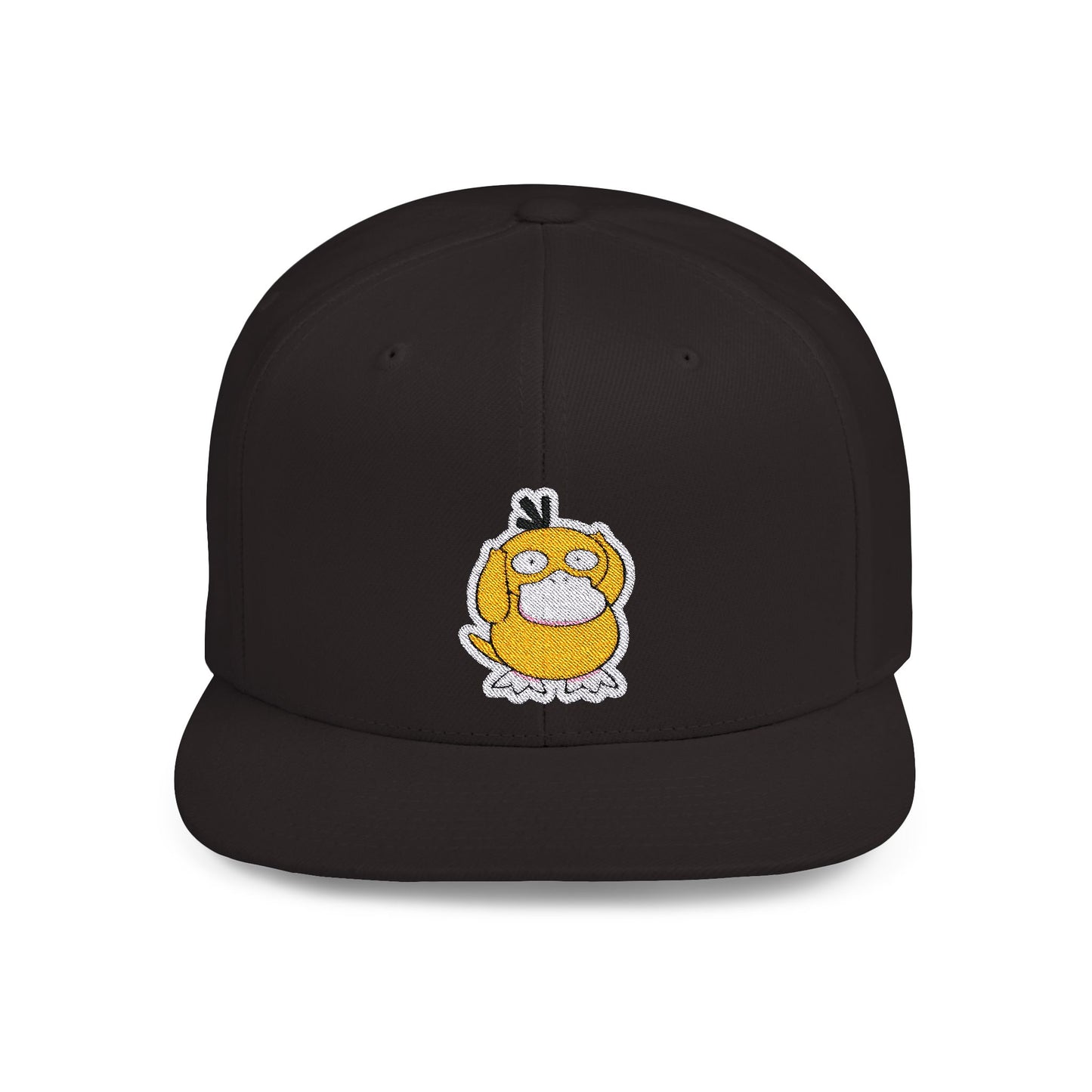 Psyduck Pokemon Flat Bill Snapback – Lightweight, Custom Fit, Premium Quality