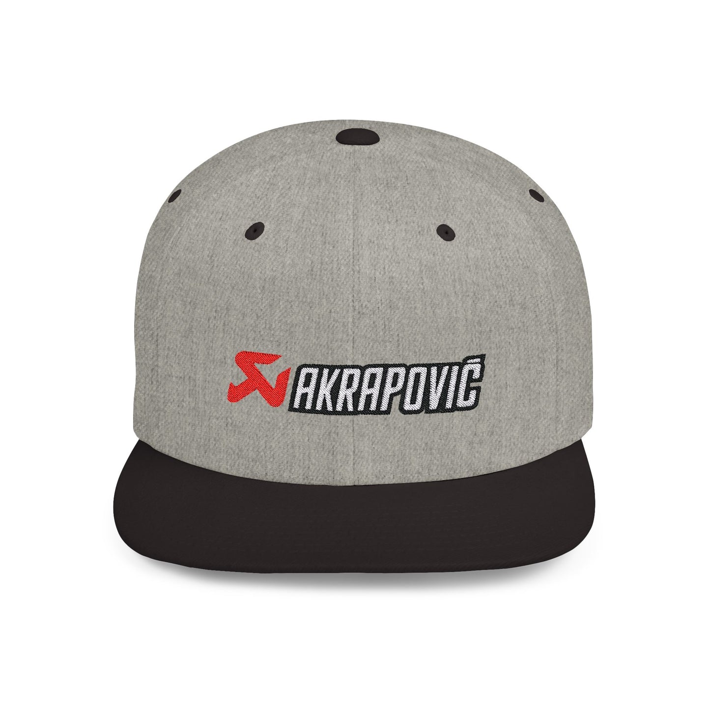 Akrapovič Flat Bill Snapback – Lightweight, Custom Fit, Premium Quality