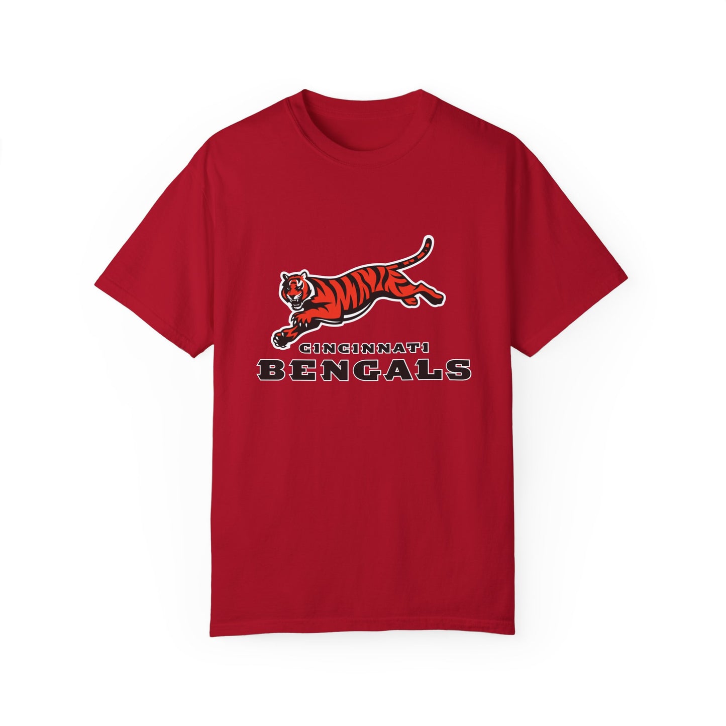 Cincinnati Bengals Clothing Garment-Dyed T-Shirt – Premium Cotton Tee for Customization