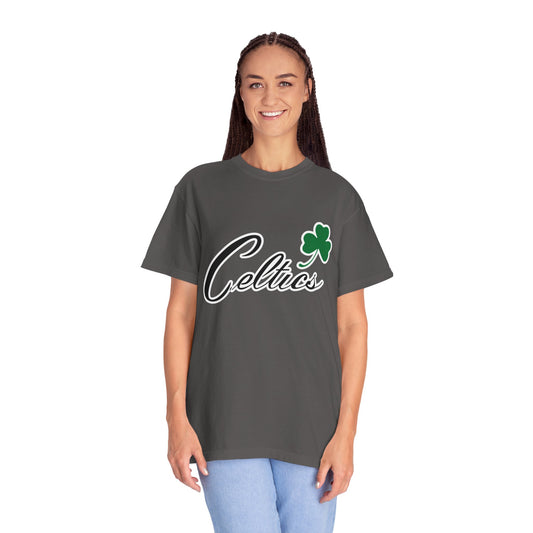 Boston Celtics Game Day Vibes Style Garment-Dyed T-Shirt – Premium Cotton Tee for Customization