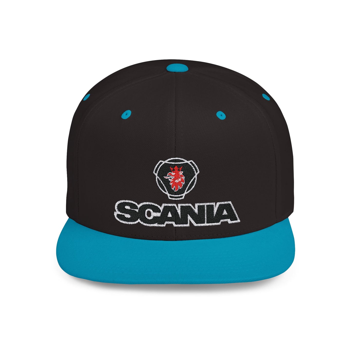 Scania Flat Bill Snapback – Lightweight, Custom Fit, Premium Quality