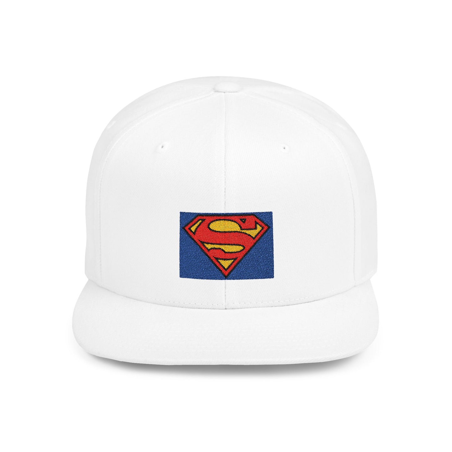 Superman Blue Flat Bill Snapback – Lightweight, Custom Fit, Premium Quality