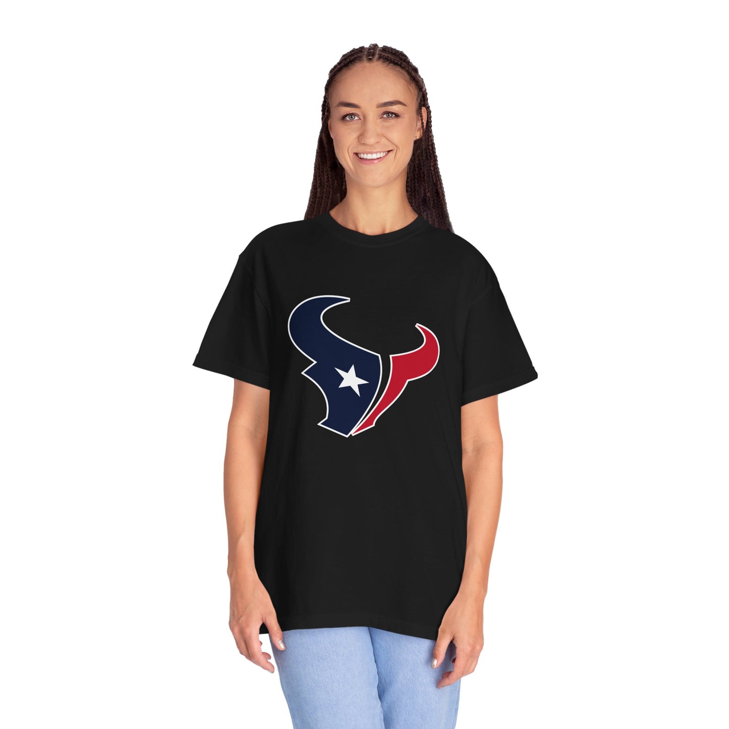 Houston Texans Gear Garment-Dyed T-Shirt – Premium Cotton Tee for Customization