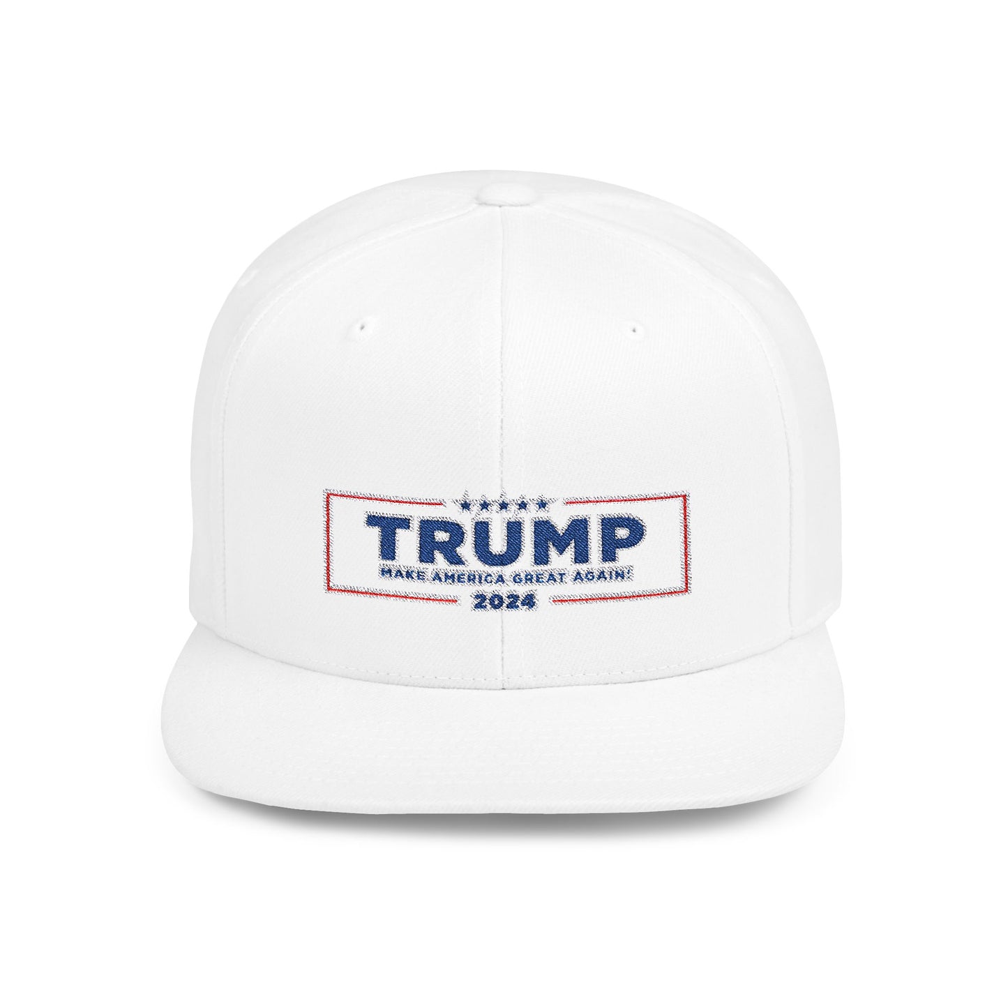 Trump Make America Great Again 2024 Flat Bill Snapback – Lightweight, Custom Fit, Premium Quality