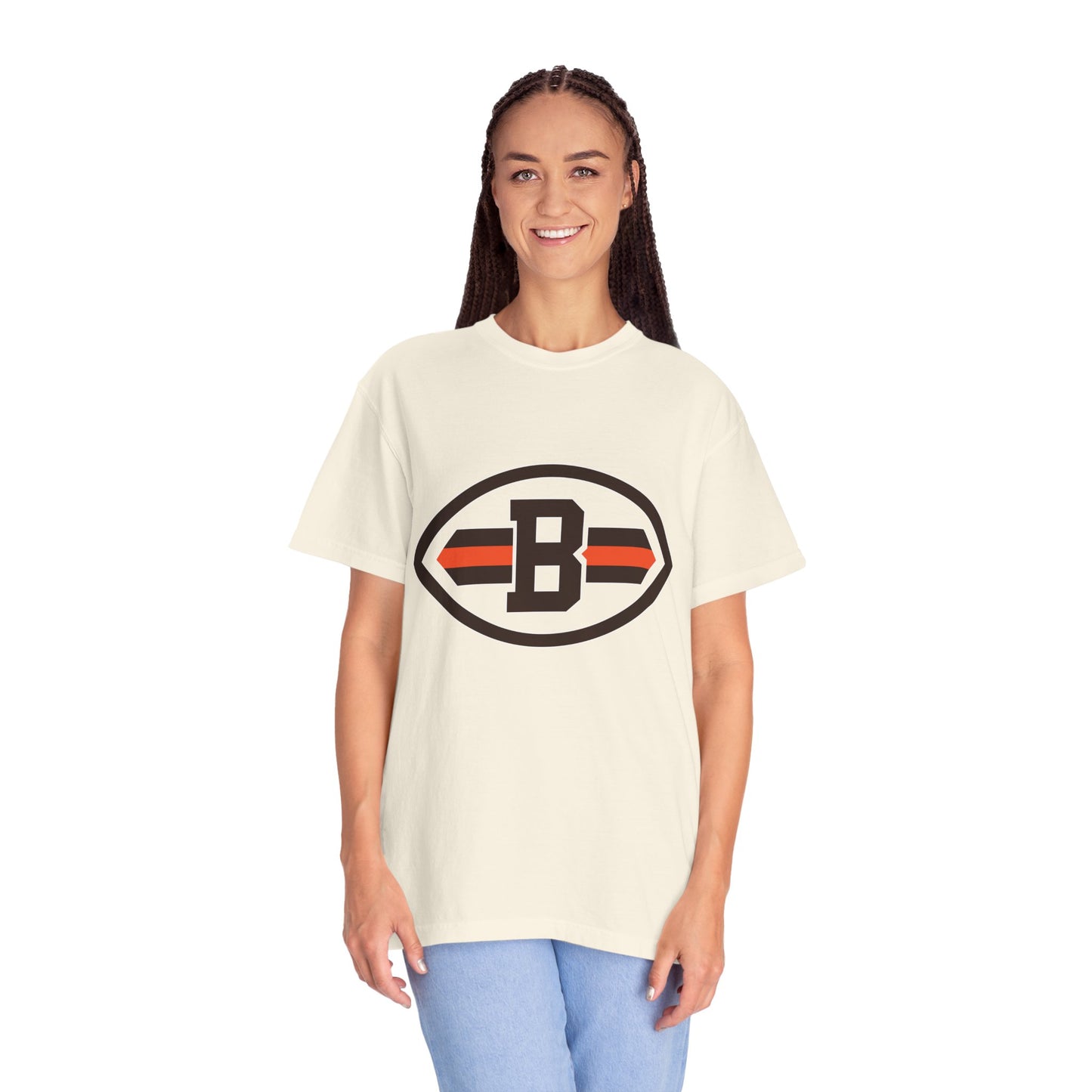 Cleveland Browns Game Day Gear Garment-Dyed T-Shirt – Premium Cotton Tee for Customization