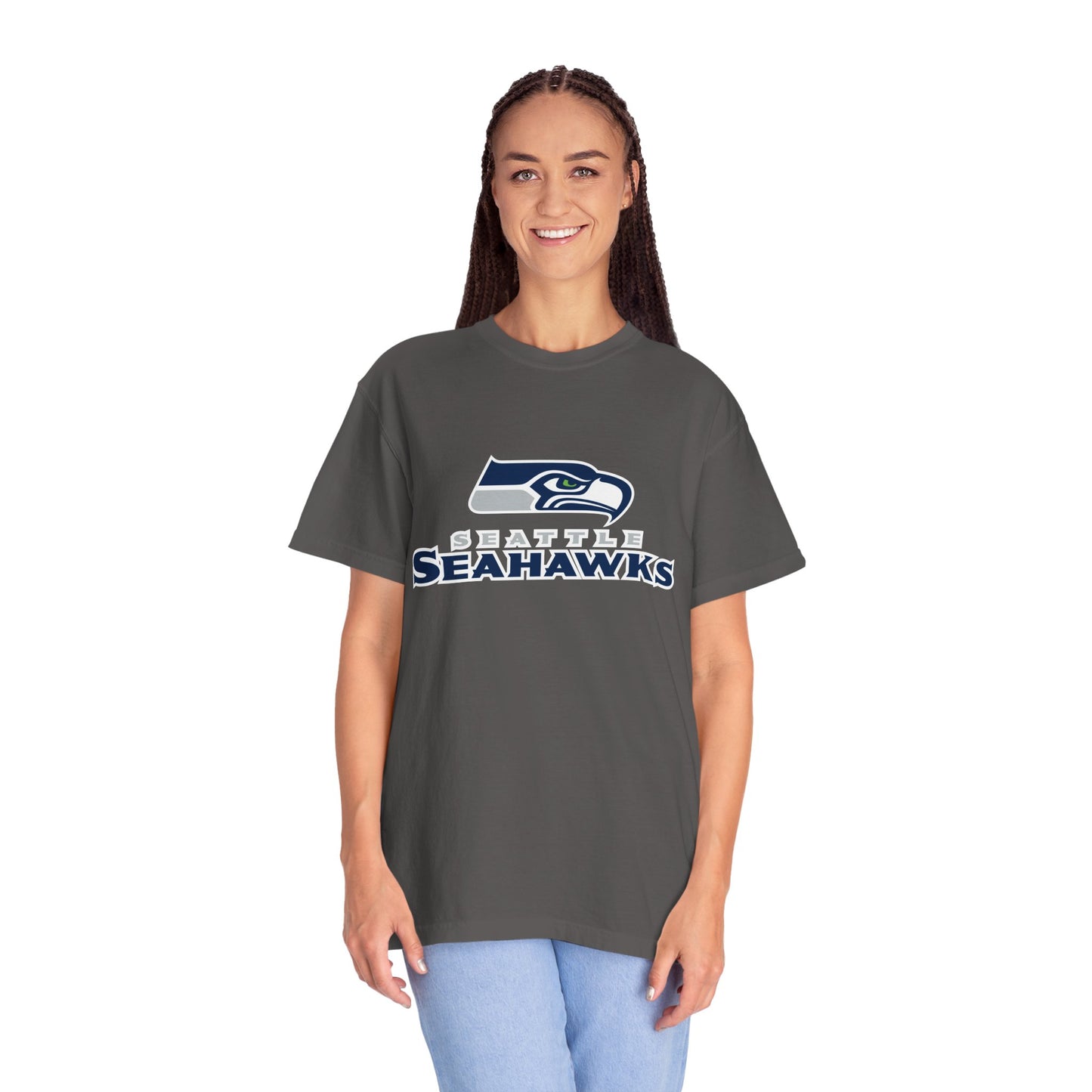 Seattle Seahawks Gear Garment-Dyed T-Shirt – Premium Cotton Tee for Customization