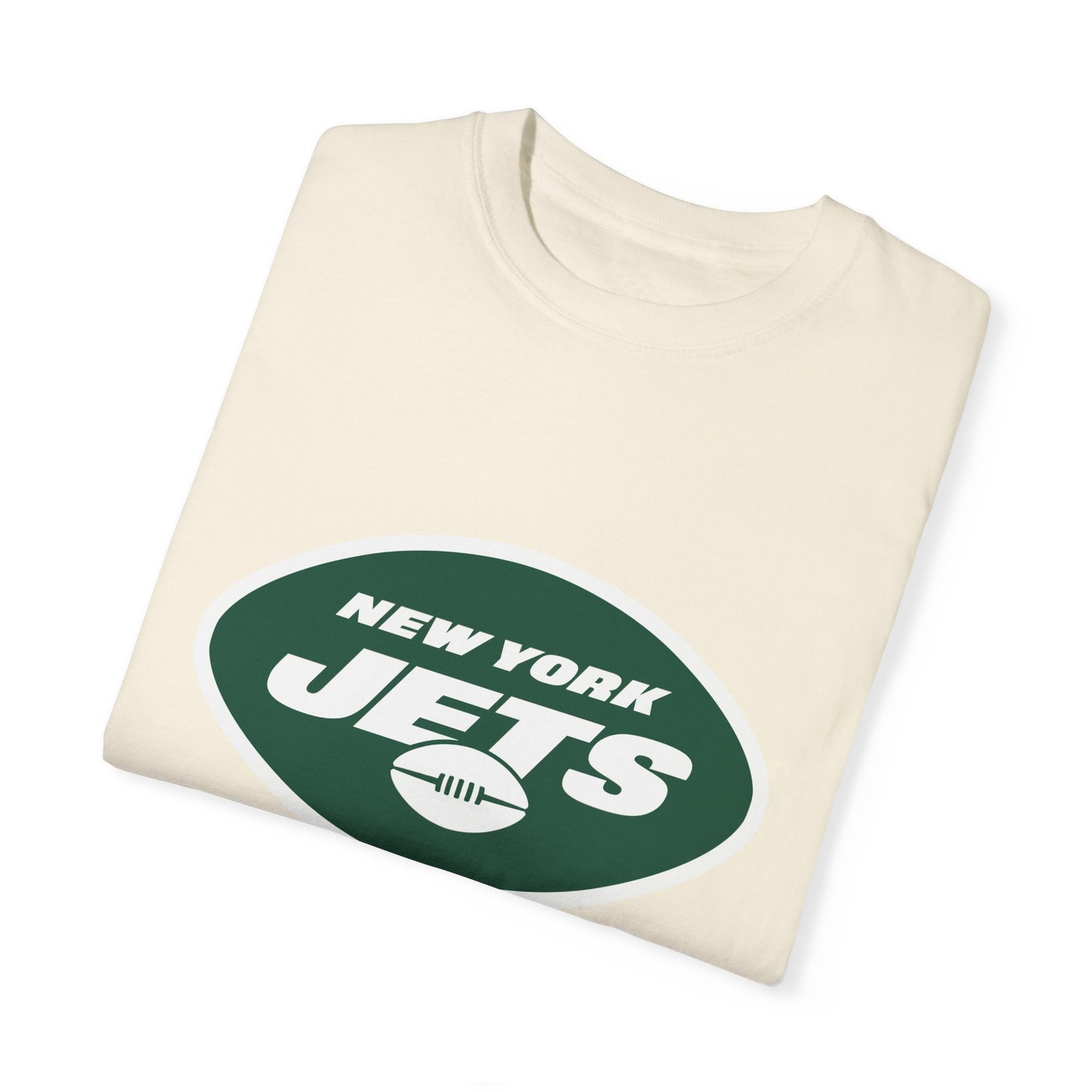 New York Jets Football Merchandise Garment-Dyed T-Shirt – Premium Cotton Tee for Customization