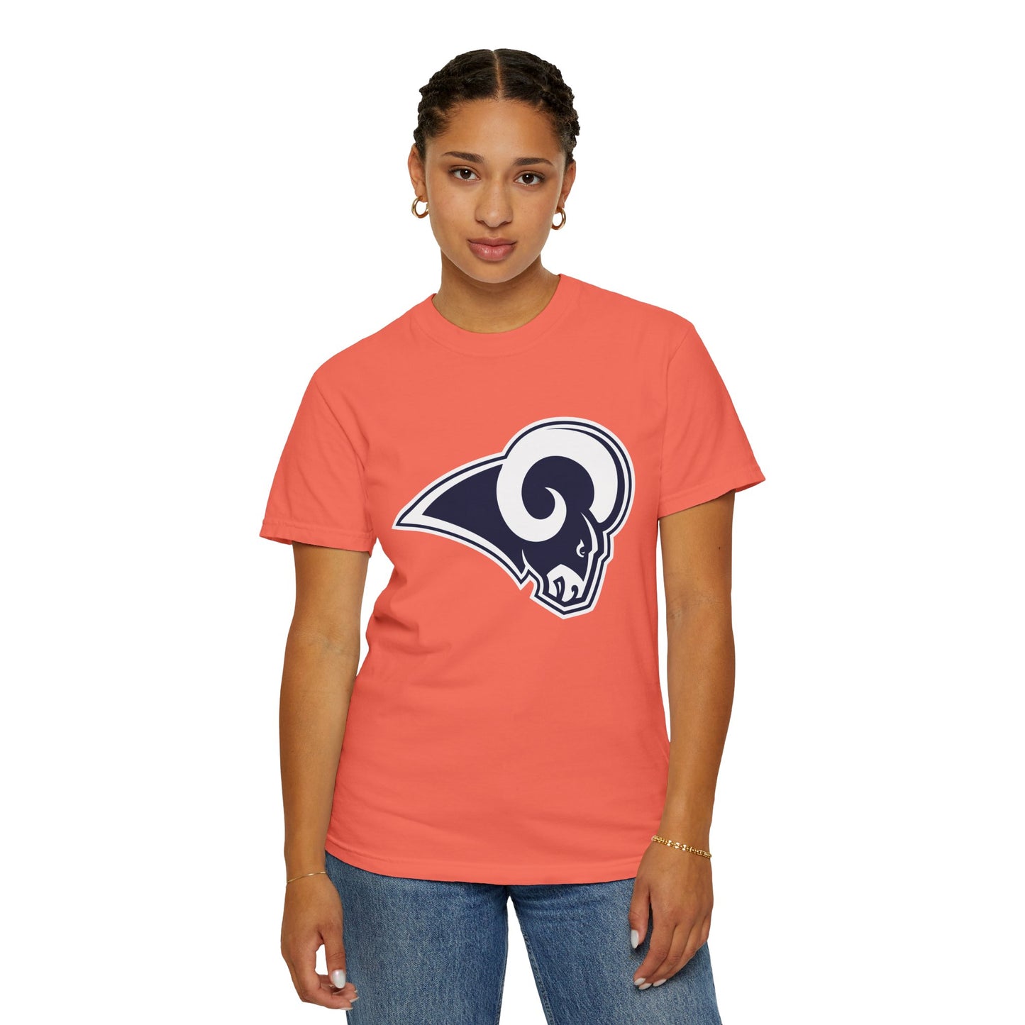 Los Angeles Rams Fan Gifts Garment-Dyed T-Shirt – Premium Cotton Tee for Customization