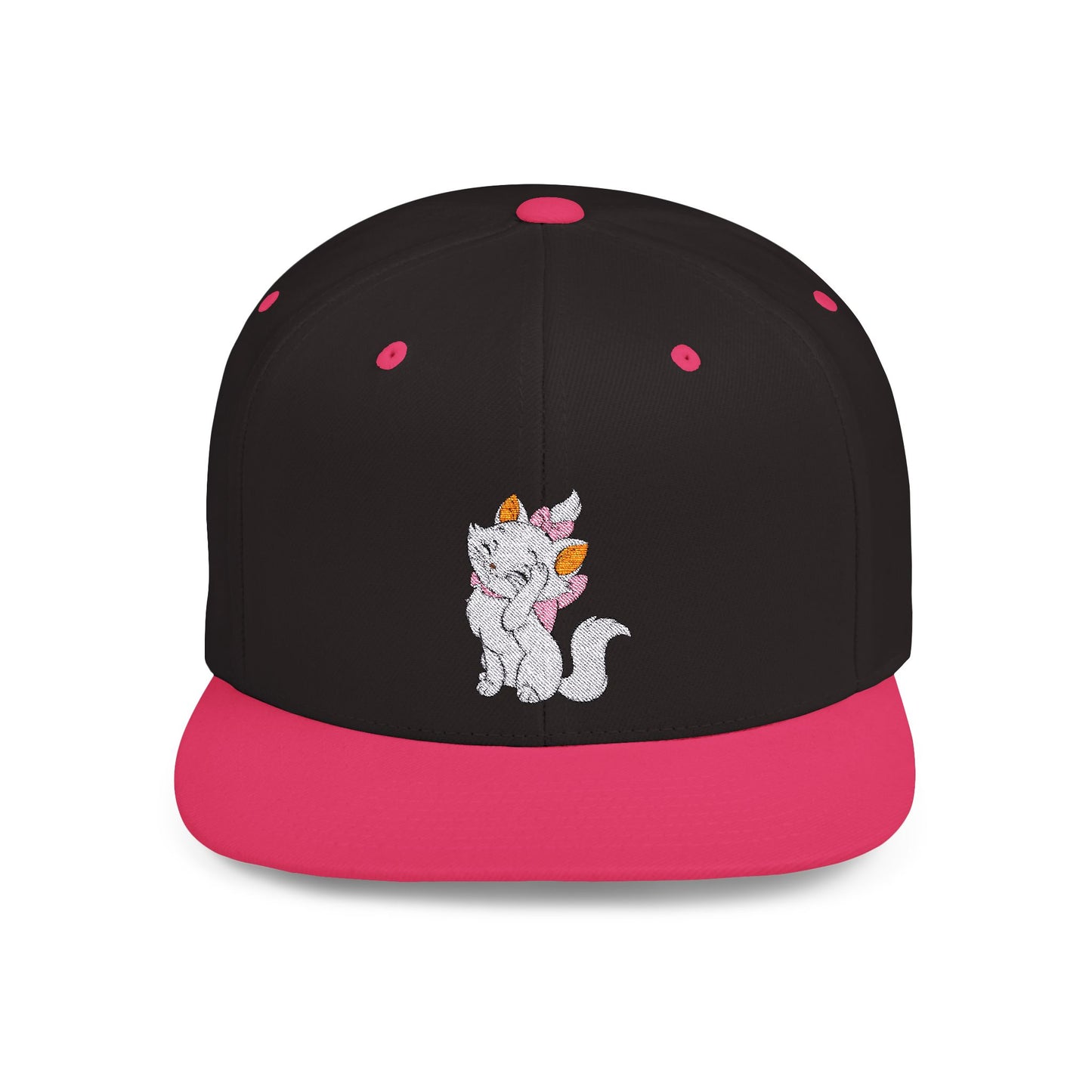 Marie The Cat Flat Bill Snapback – Lightweight, Custom Fit, Premium Quality