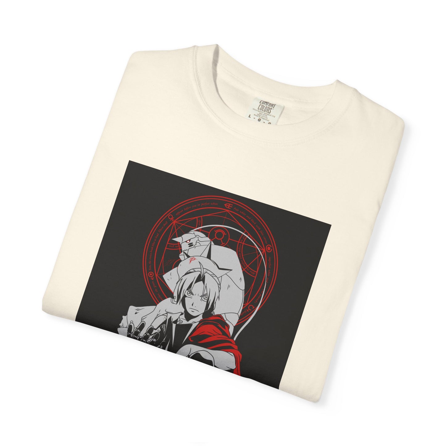 Fullmetal Alchemist Black Background Garment-Dyed T-Shirt – Premium Cotton Tee