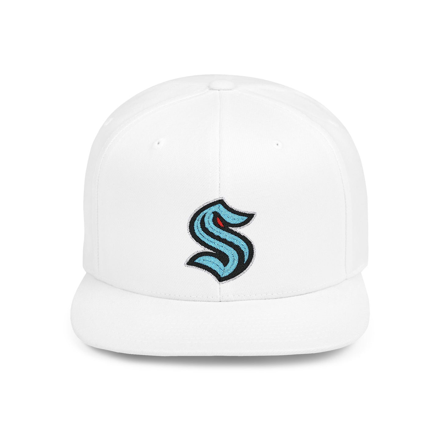 Seattle Kraken Flat Bill Snapback – Lightweight, Custom Fit, Premium Quality