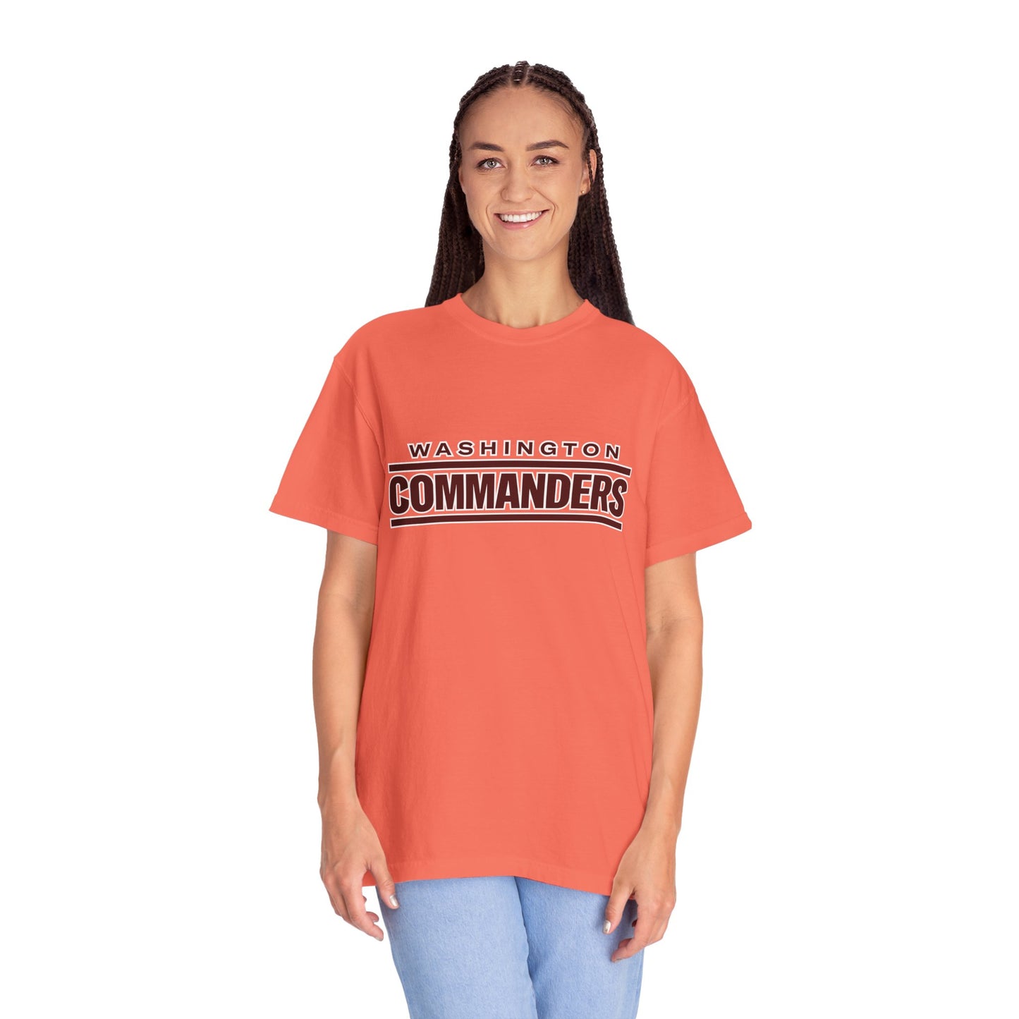 Washington Commanders Gear Garment-Dyed T-Shirt – Premium Cotton Tee for Customization