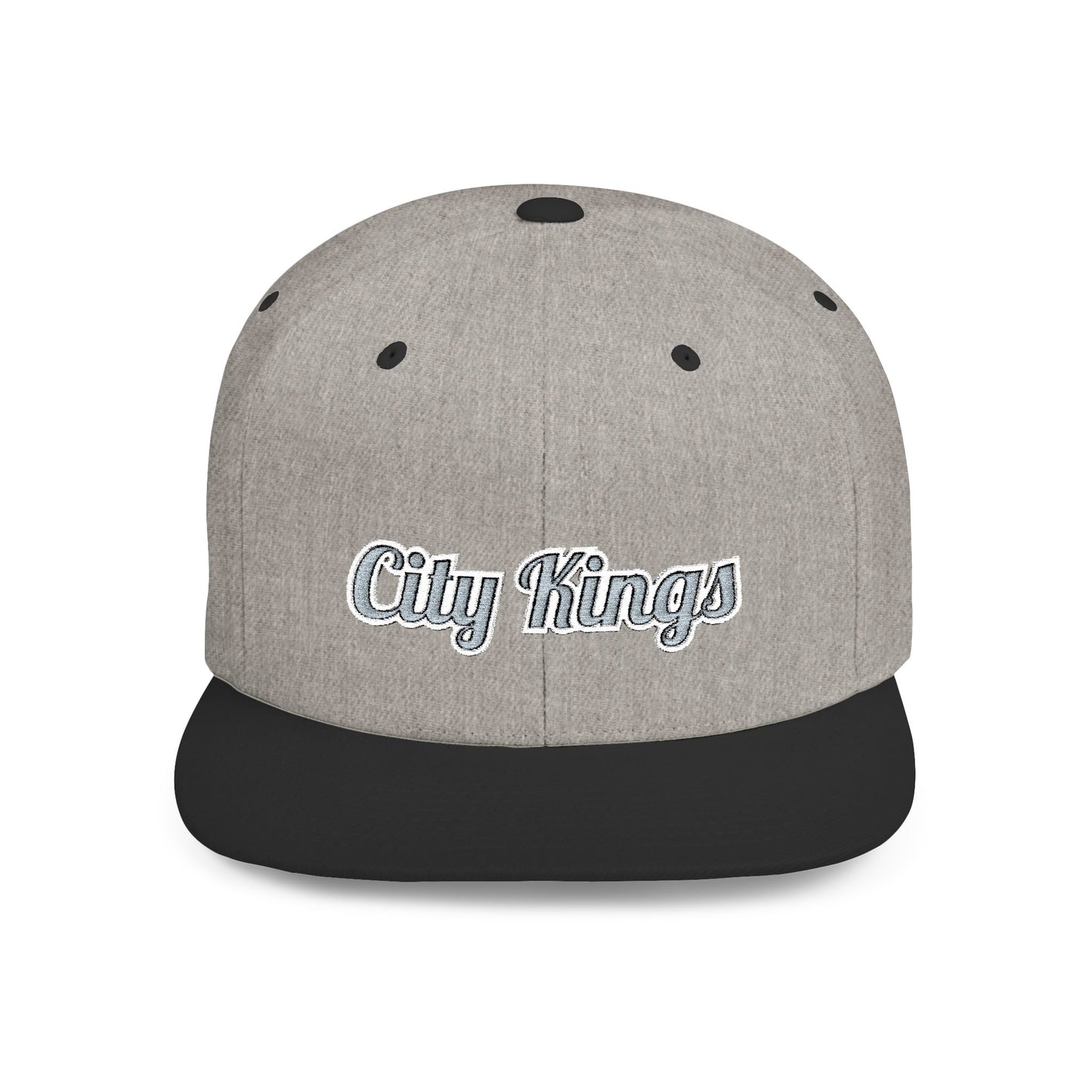 Text City Kings Flat Bill Snapback – Lightweight, Custom Fit, Premium Quality