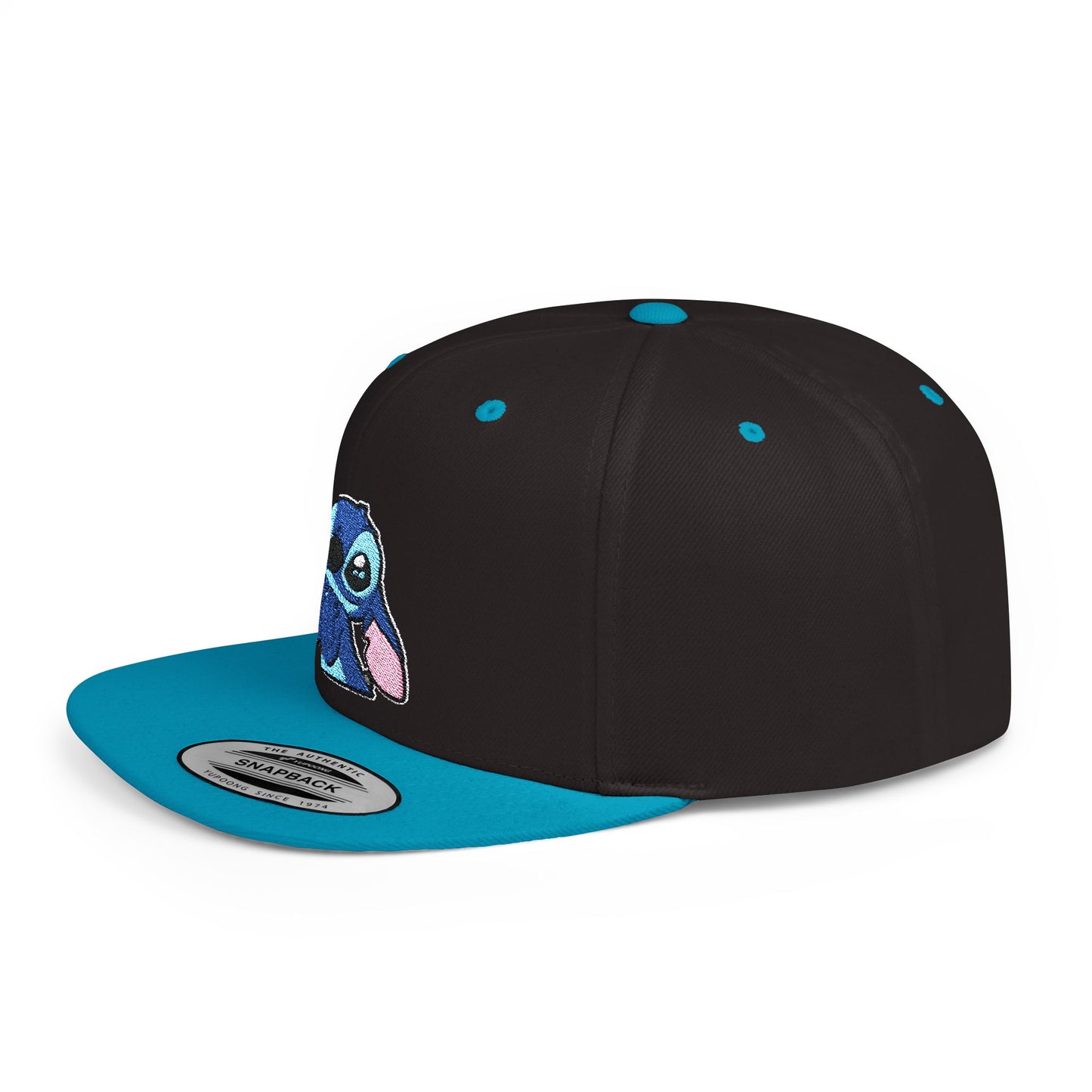 Lilo Stitch Flat Bill Snapback – Lightweight, Custom Fit, Premium Quality