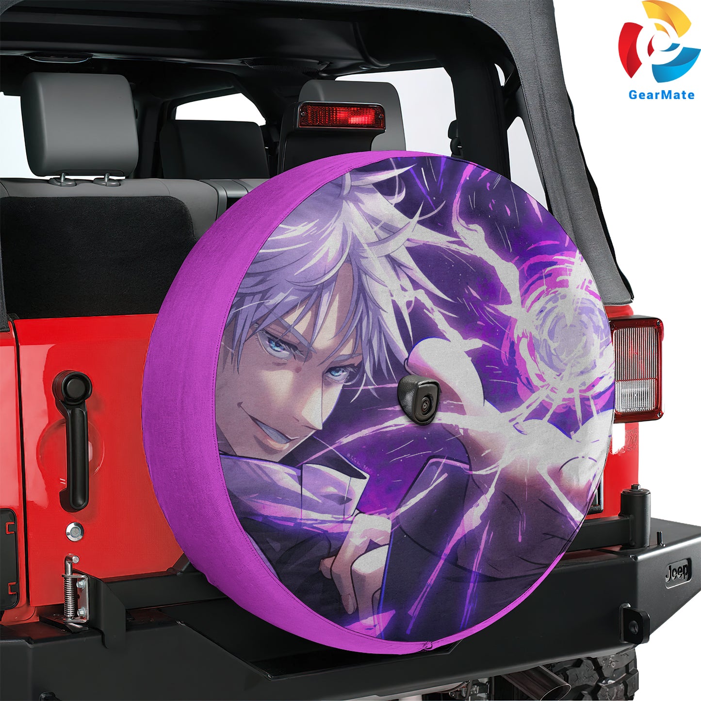 Jujutsu Kaisen Spare Tire Cover – Premium Waterproof UV Resistant Protector